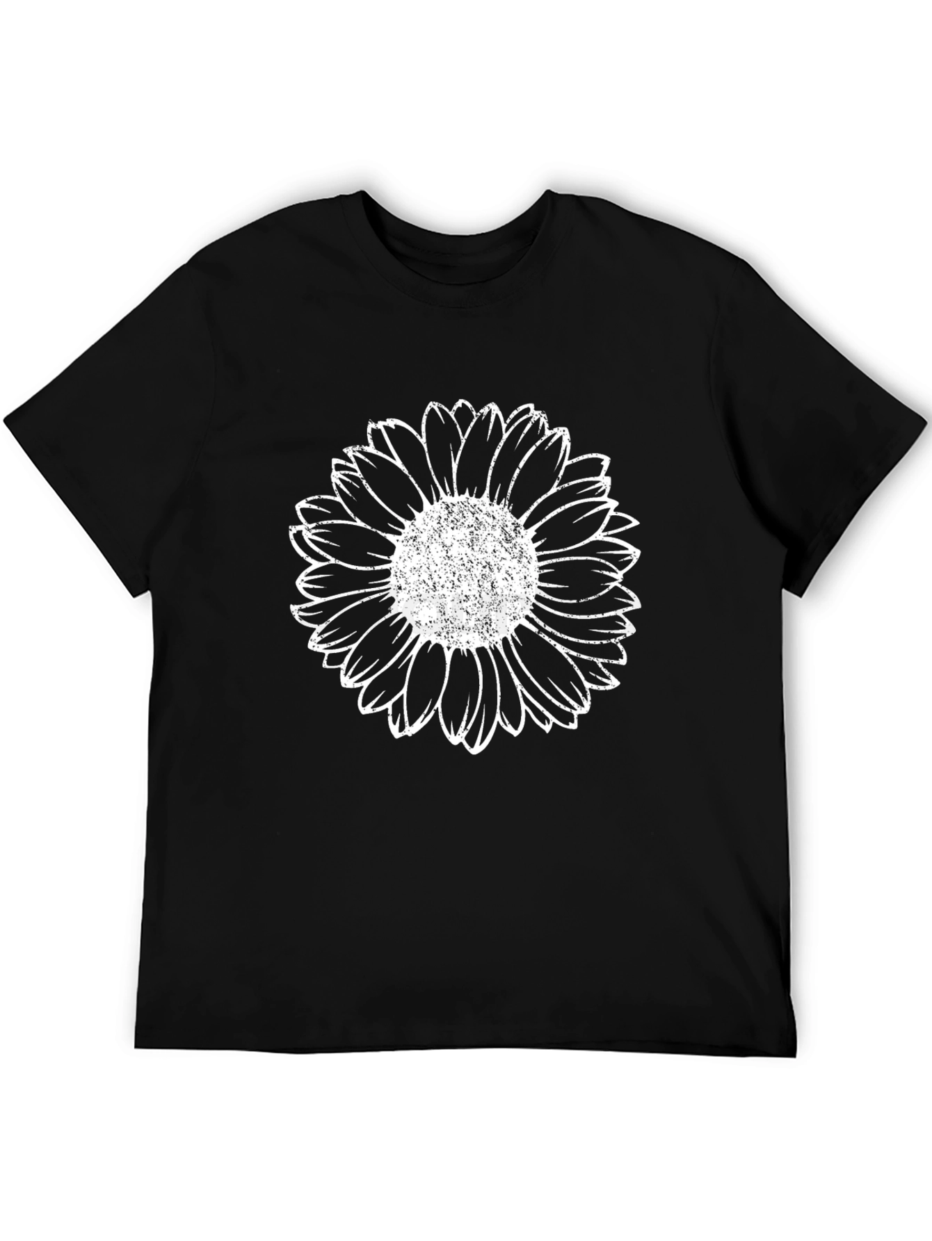Sunflower Graphic Print Crew Neck T-Shirt