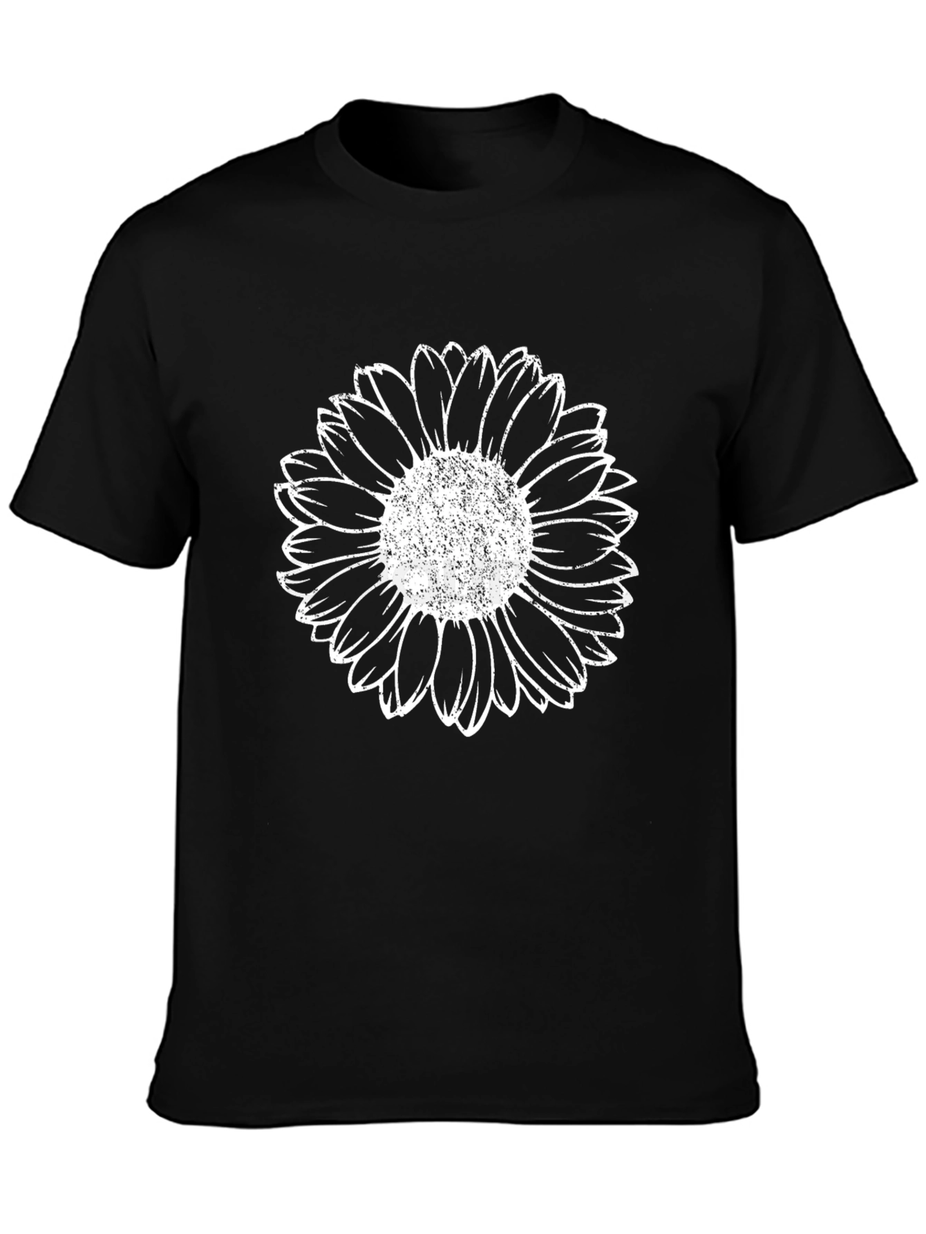 Sunflower Graphic Print Crew Neck T-Shirt