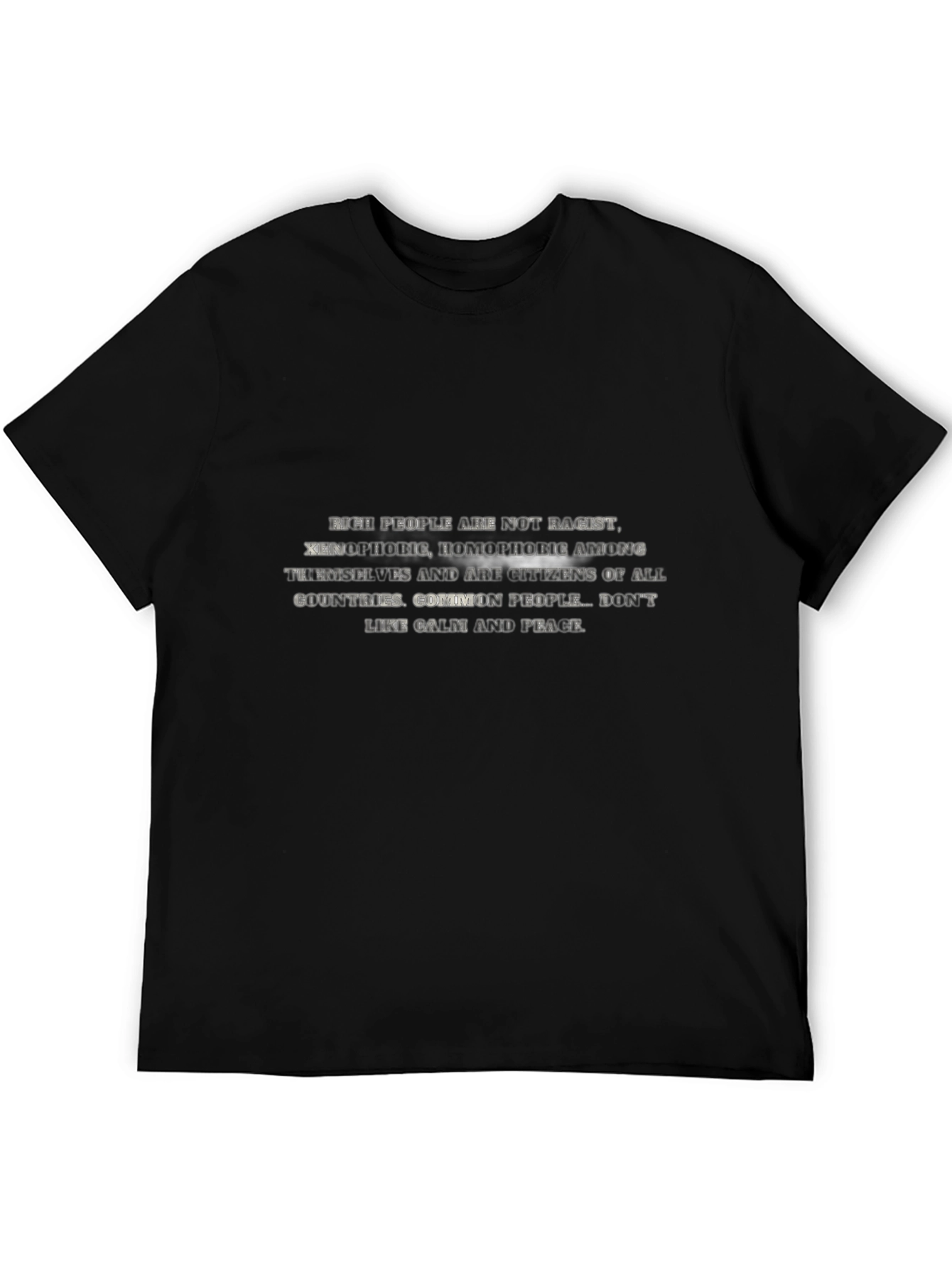 Statement Graphic T-Shirt - Peace & Calm
