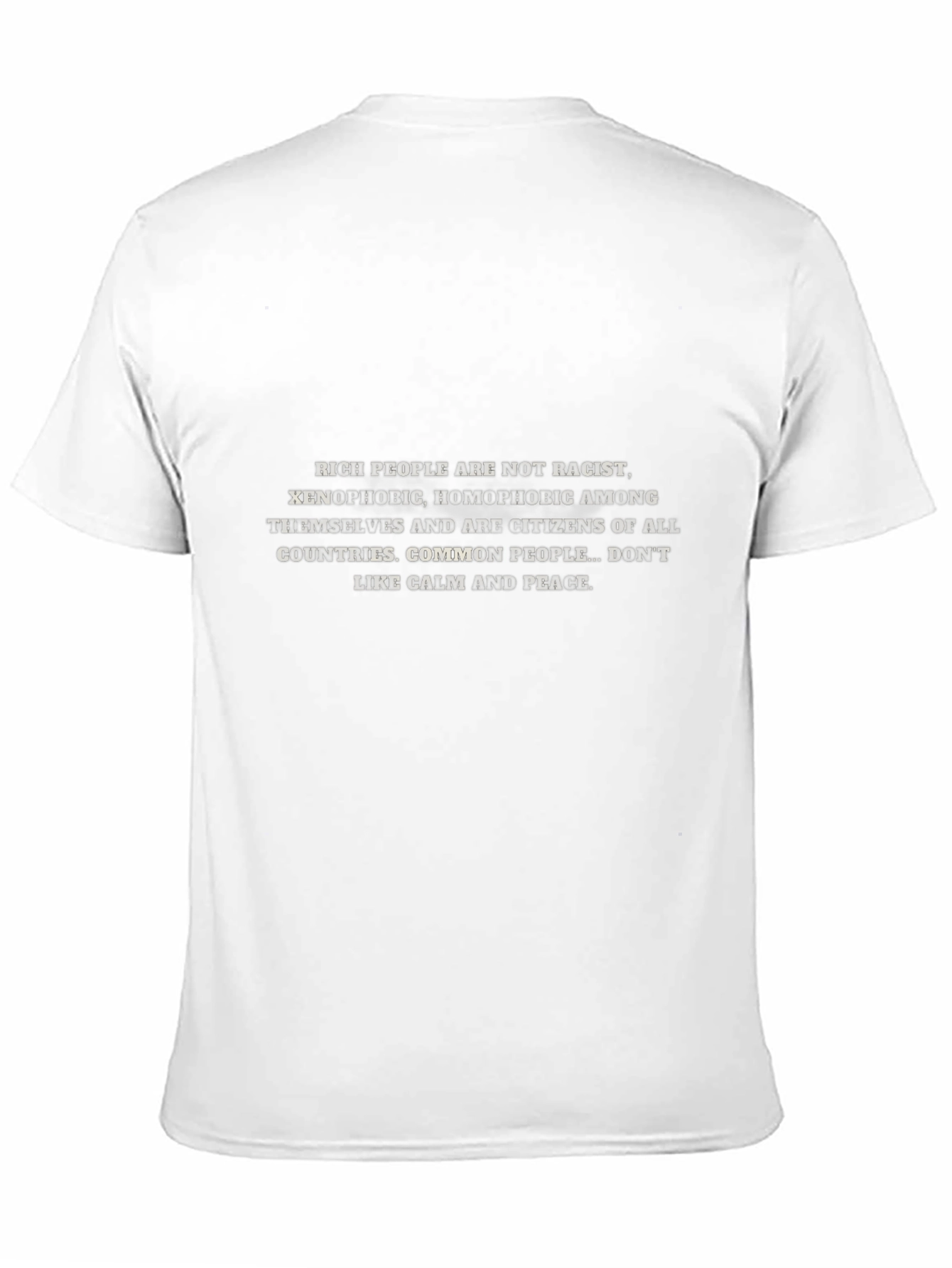 Statement Graphic T-Shirt - Peace & Calm
