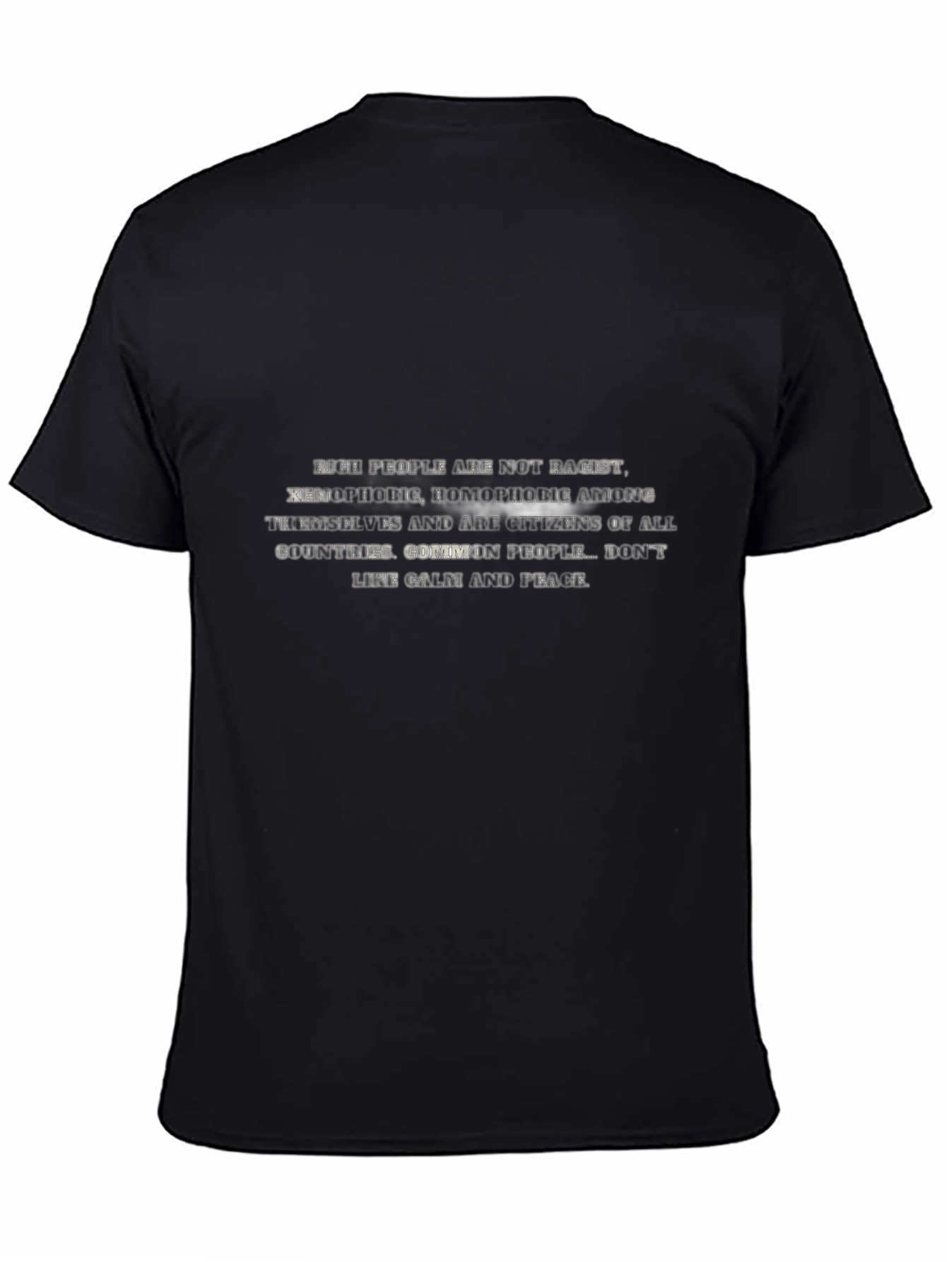 Statement Graphic T-Shirt - Peace & Calm