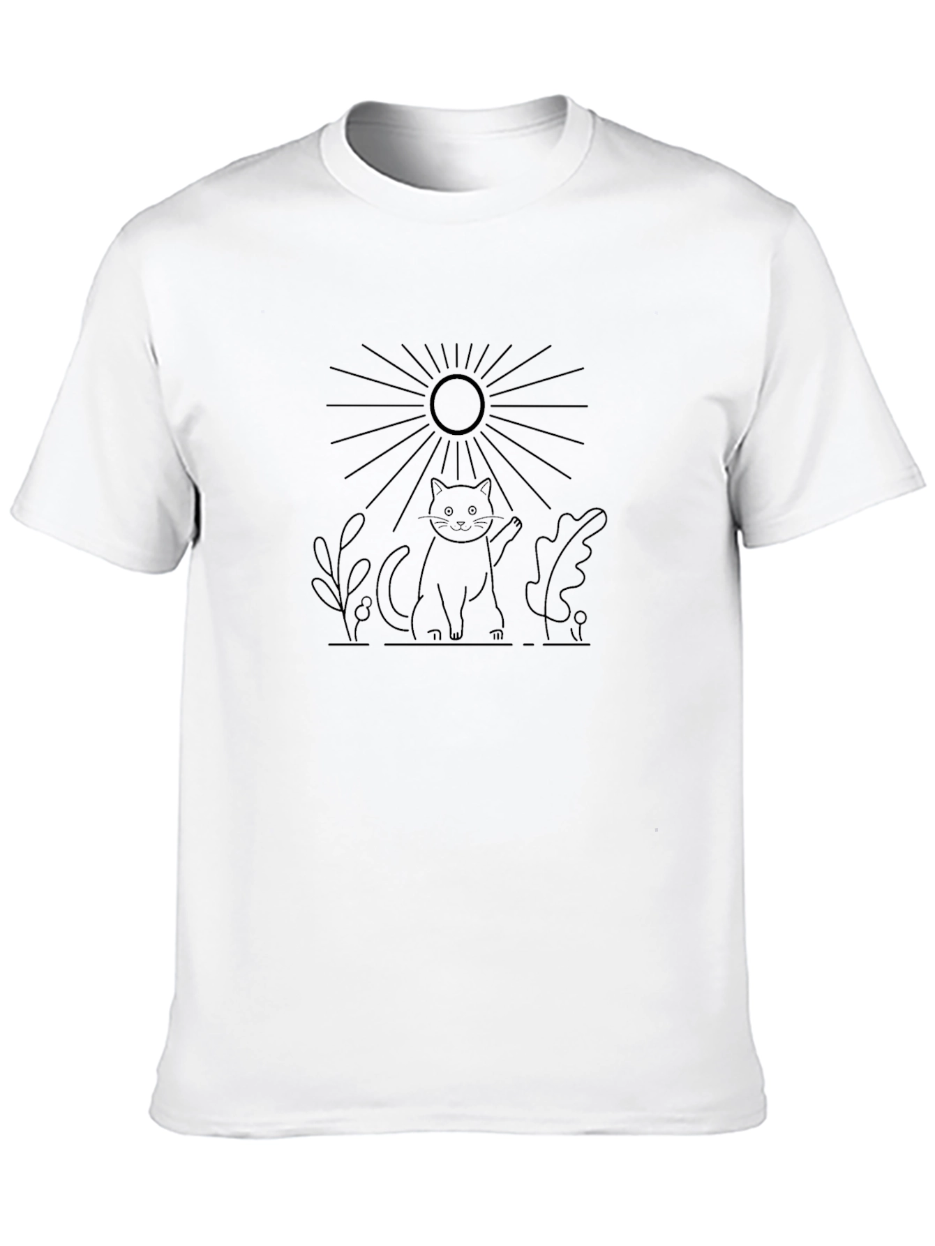 Sunbeam Cat Graphic T-Shirt