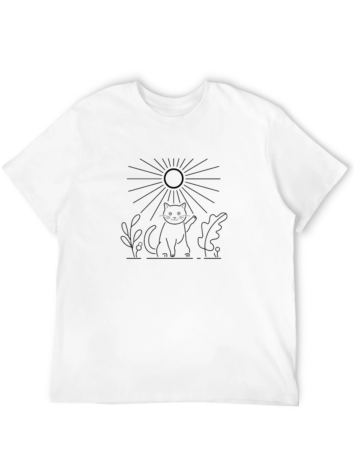 Sunbeam Cat Graphic T-Shirt