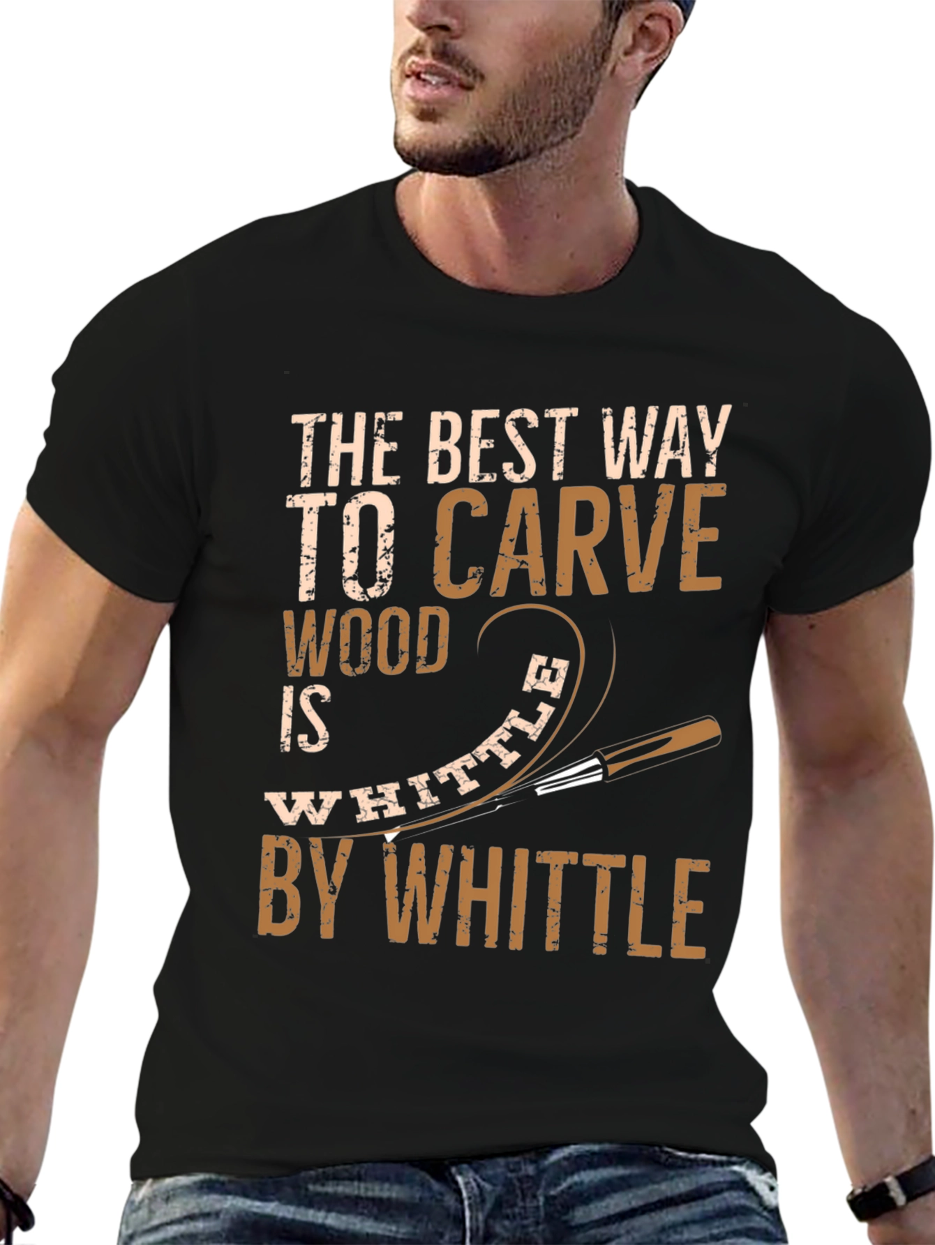 Whittle Carve Wood T-Shirt