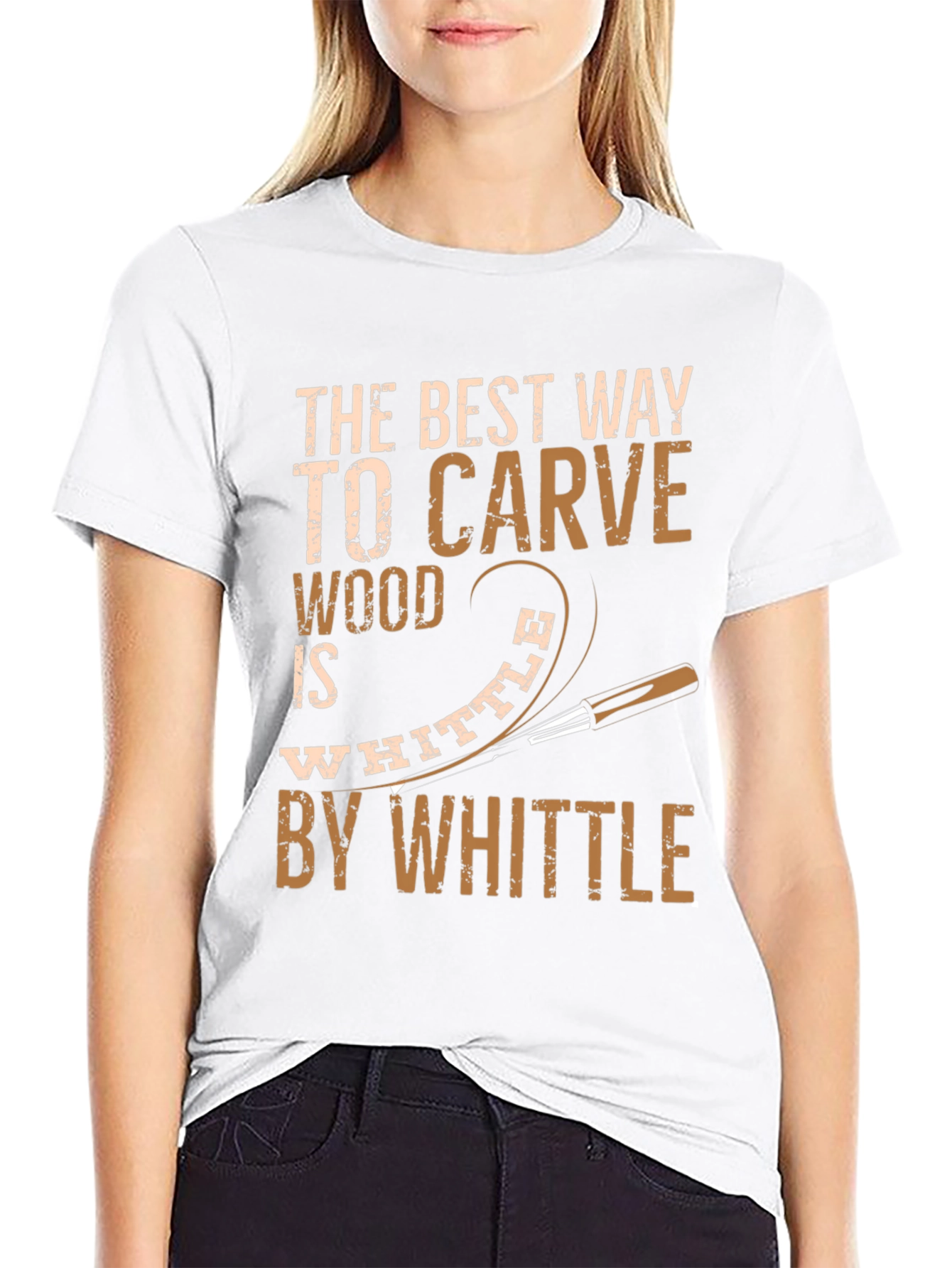 Whittle Carve Wood T-Shirt