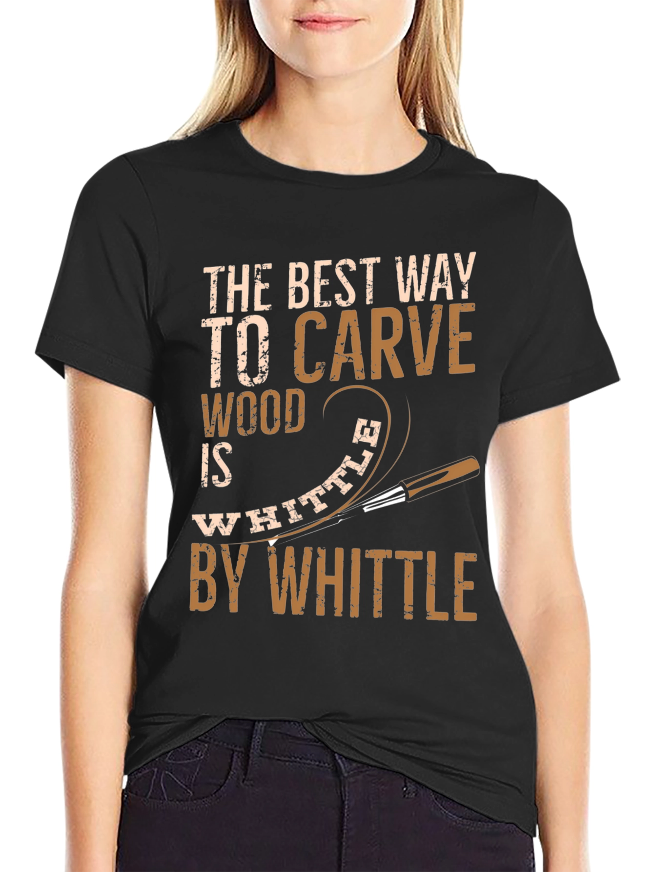 Whittle Carve Wood T-Shirt