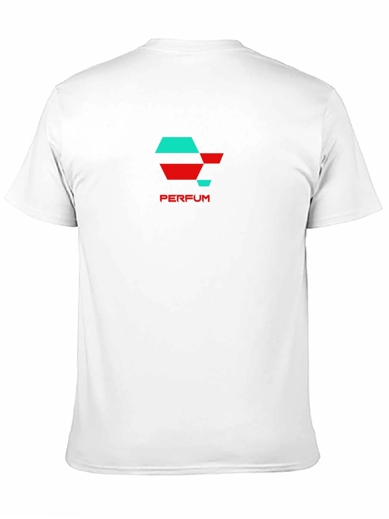 Geometric Perfum Logo Black T-Shirt