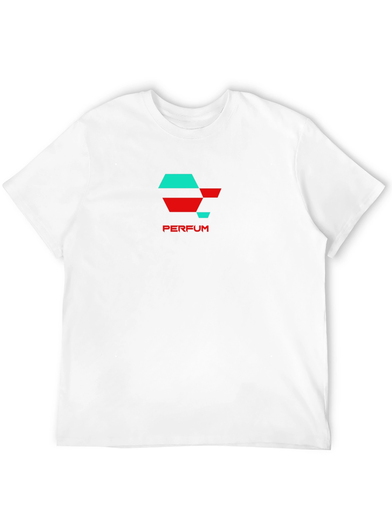 Geometric Perfum Logo Black T-Shirt