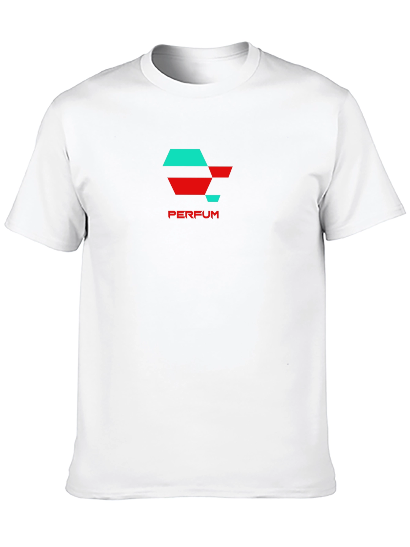 Geometric Perfum Logo Black T-Shirt