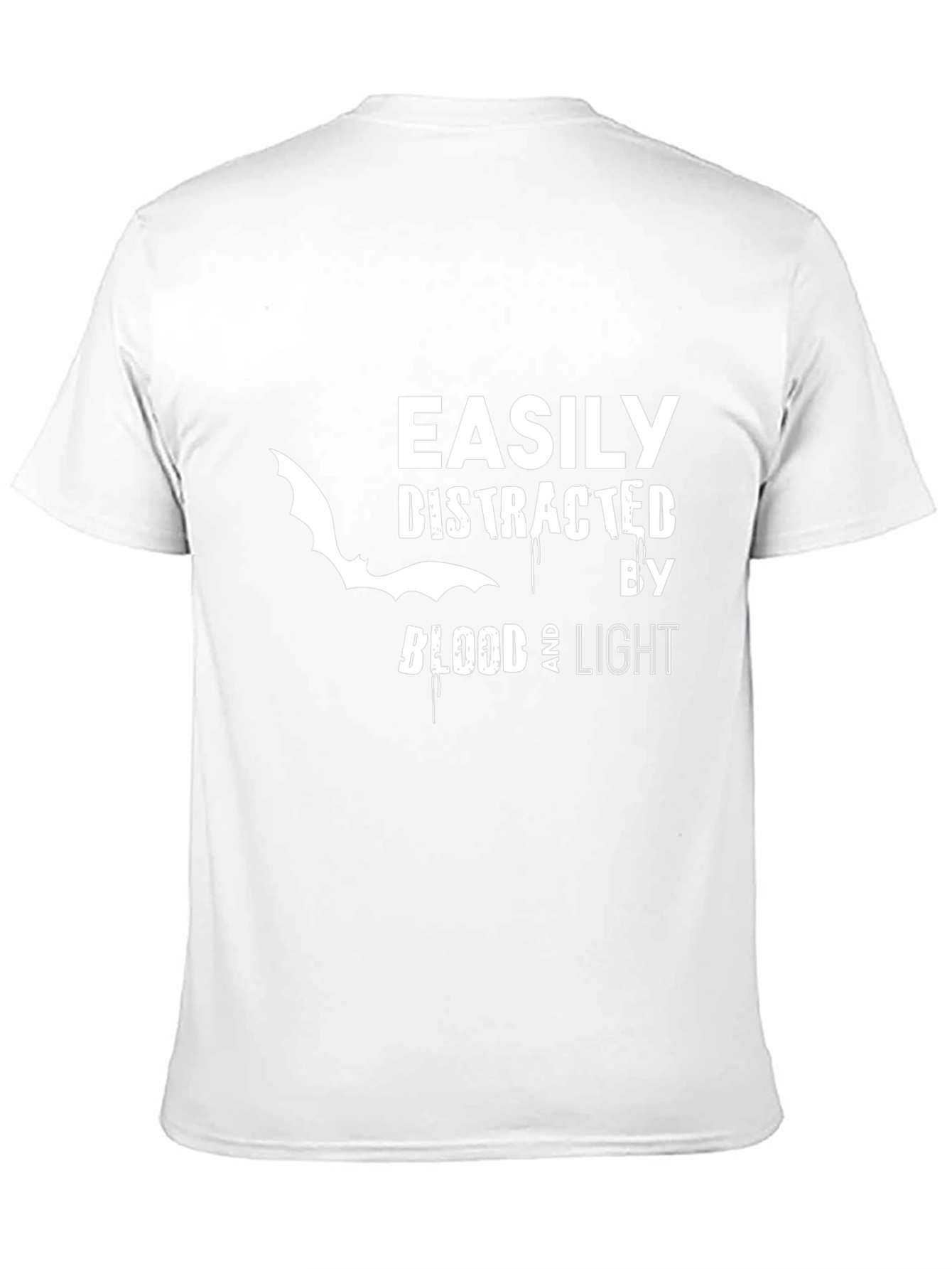 Easily Distracted Tee - Blood & Light Bat T-Shirt