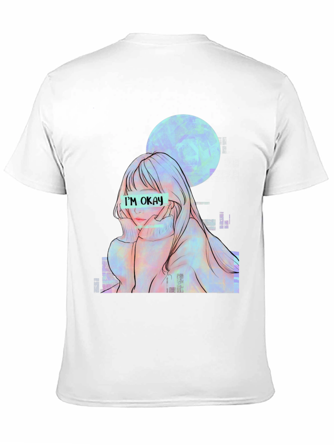 Im Okay Anime Girl Graphic Tee