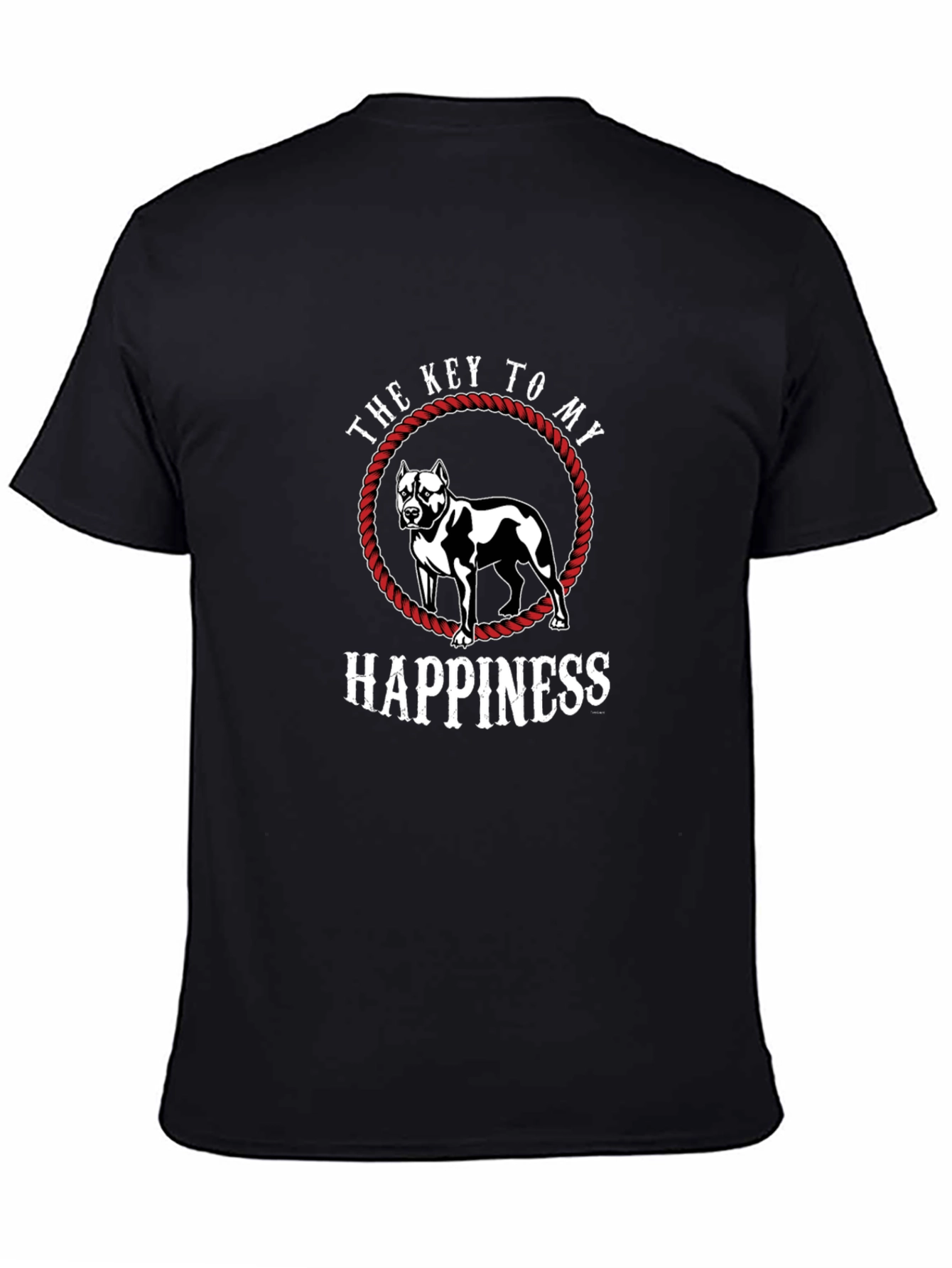 Pitbull Happiness T-Shirt - Dog Lover Tee