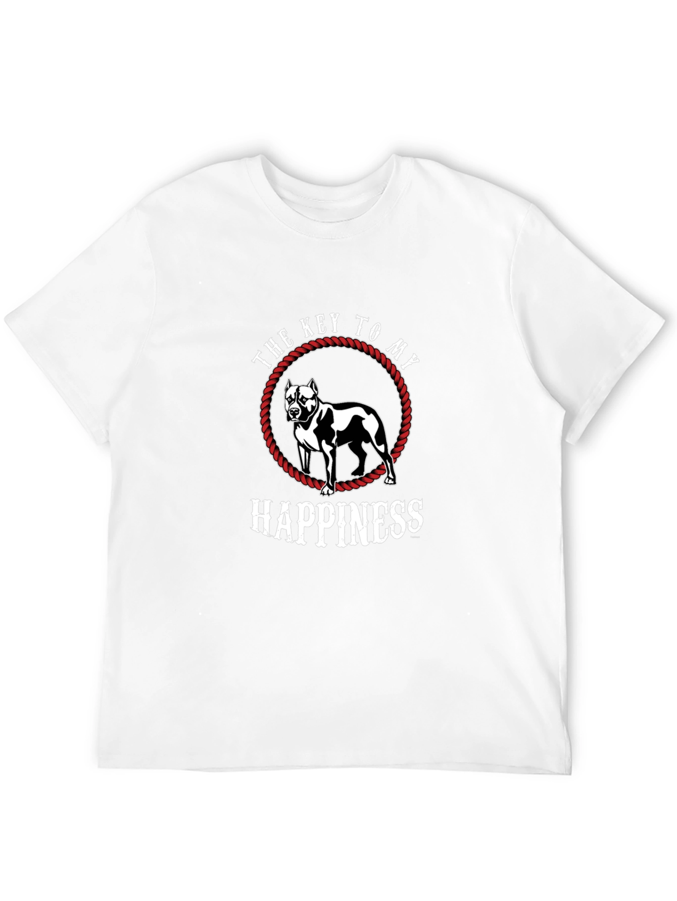Pitbull Happiness T-Shirt - Dog Lover Tee