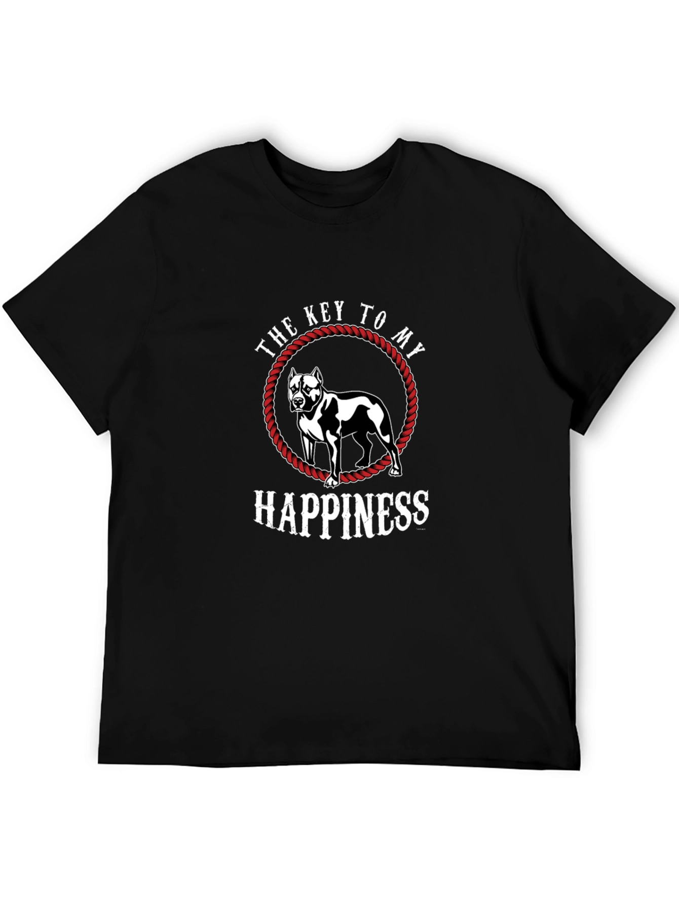 Pitbull Happiness T-Shirt - Dog Lover Tee