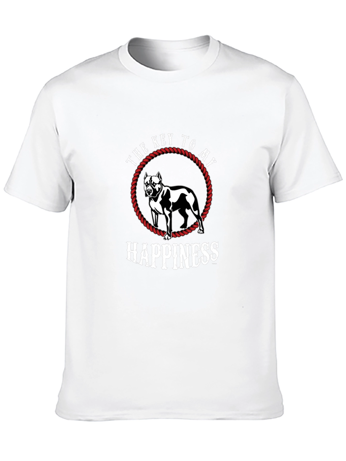 Pitbull Happiness T-Shirt - Dog Lover Tee