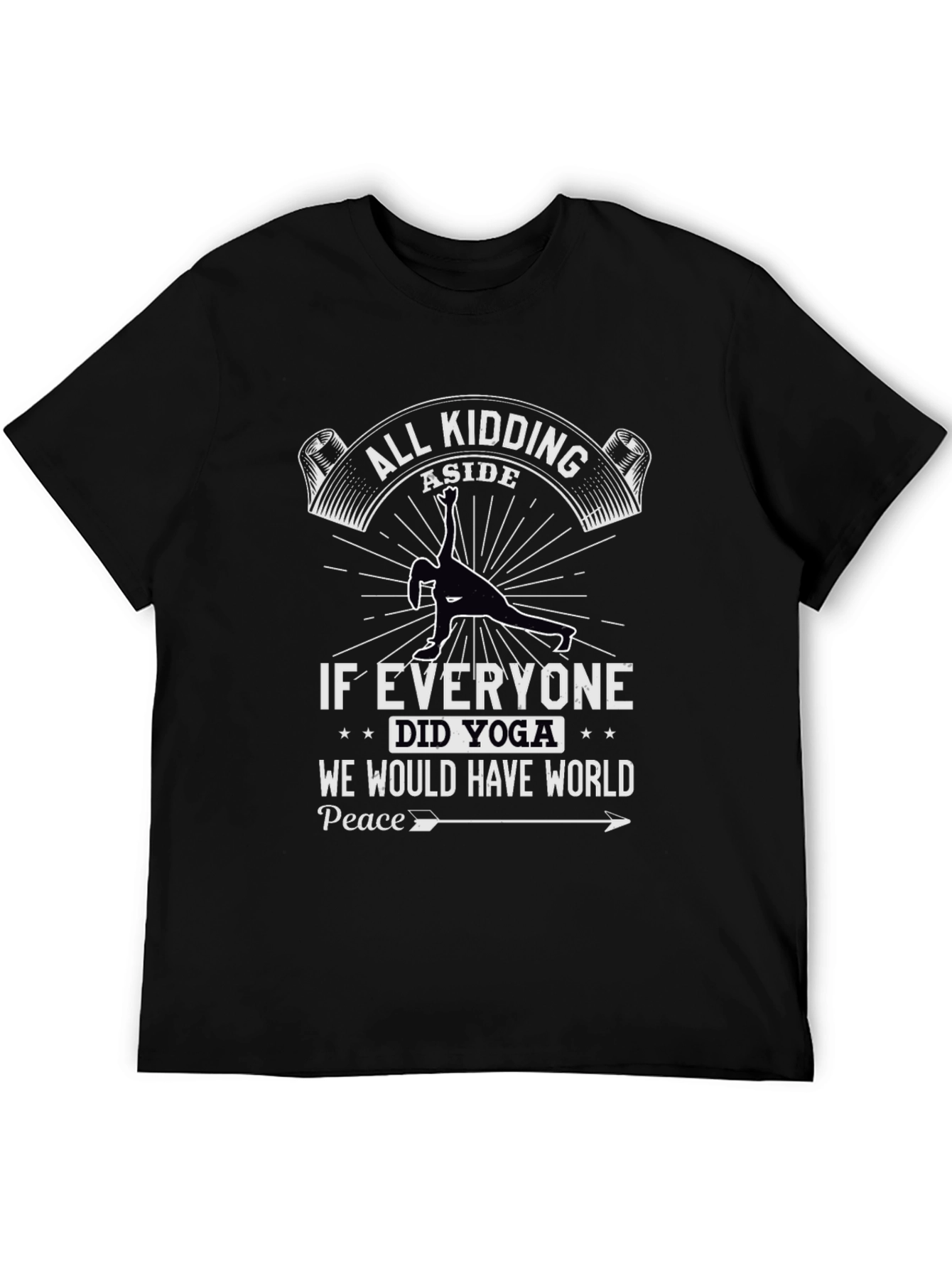 Yoga World Peace Graphic Tee