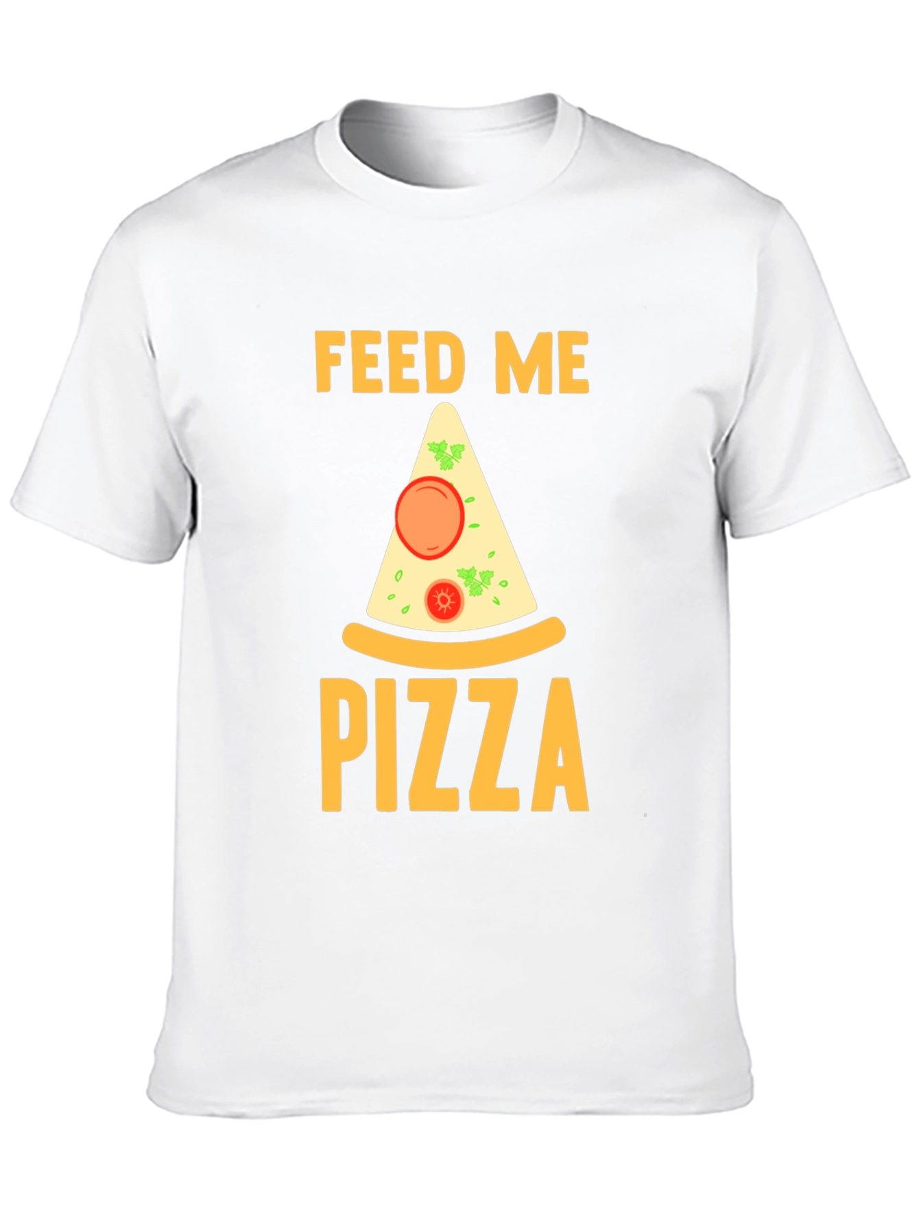 Feed Me Pizza T-Shirt - Funny Graphic Tee