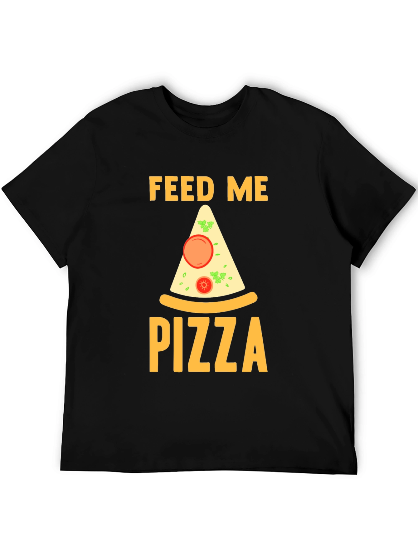 Feed Me Pizza T-Shirt - Funny Graphic Tee