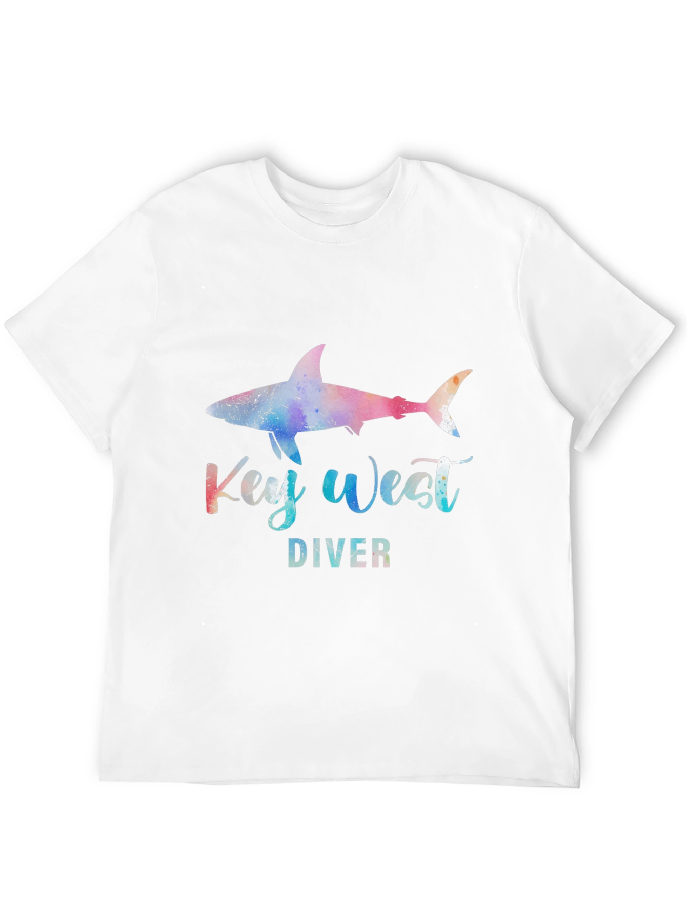 Key West Diver Shark Graphic T-Shirt