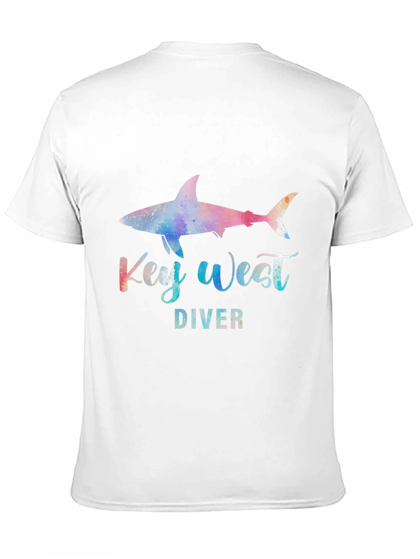 Key West Diver Shark Graphic T-Shirt