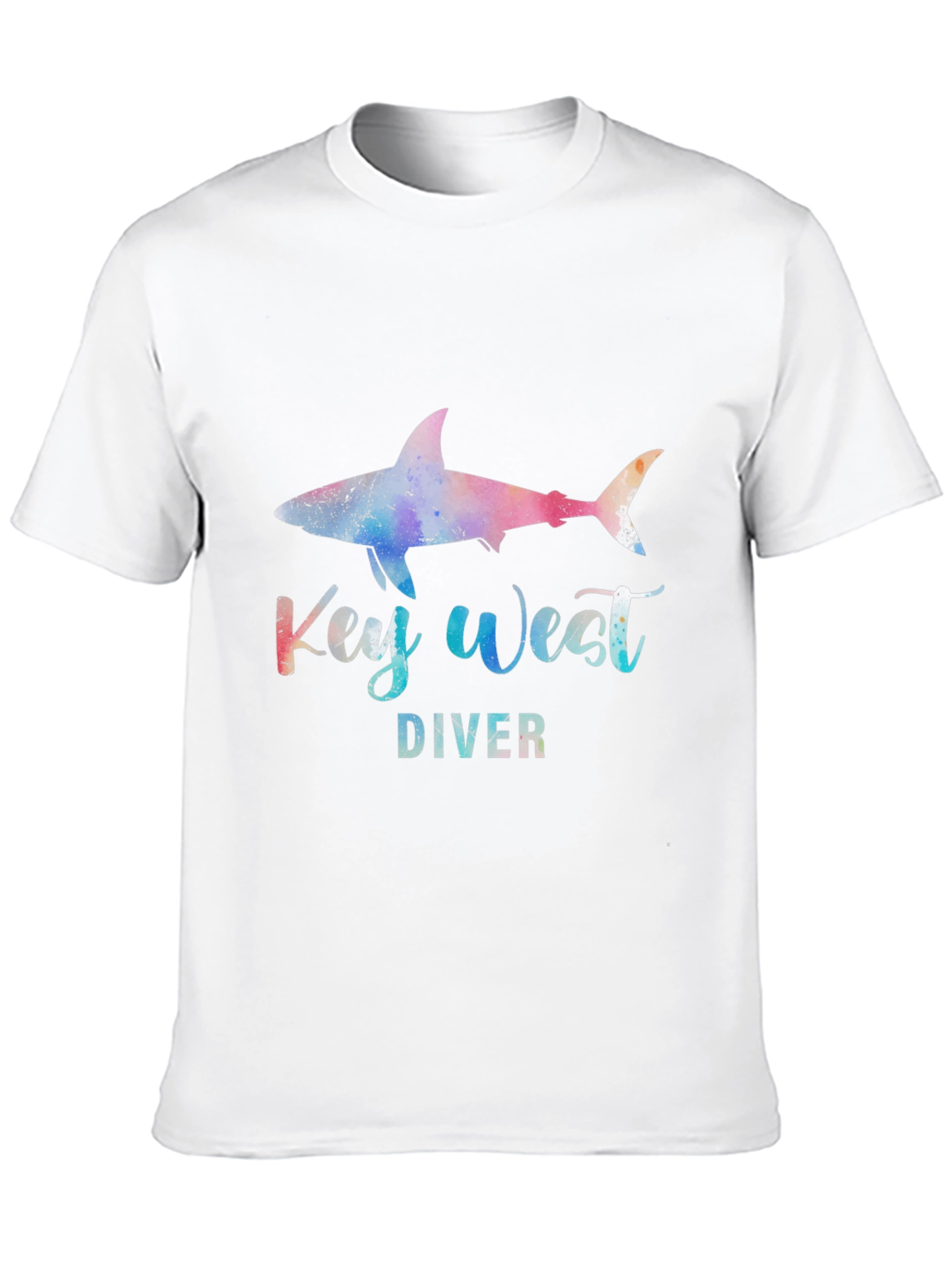 Key West Diver Shark Graphic T-Shirt