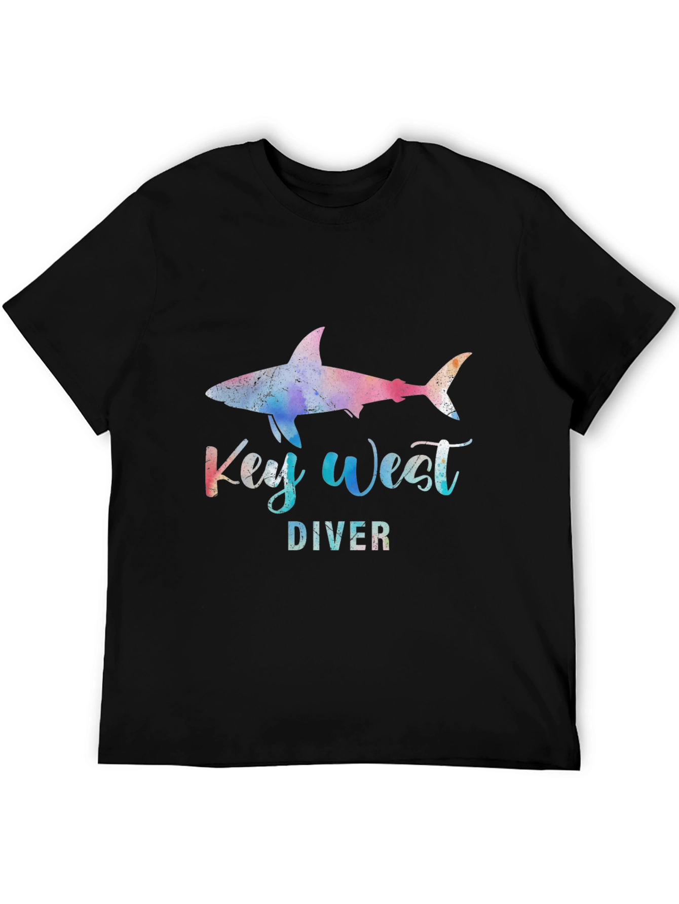 Key West Diver Shark Graphic T-Shirt