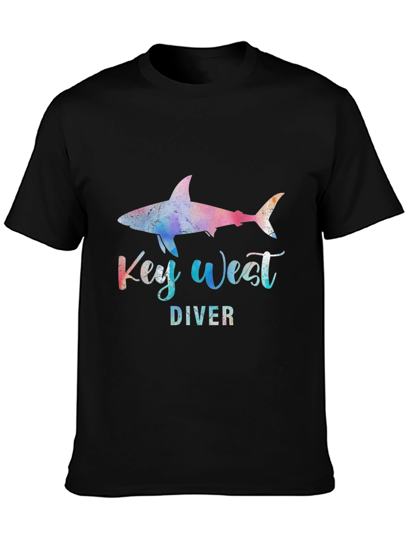 Key West Diver Shark Graphic T-Shirt