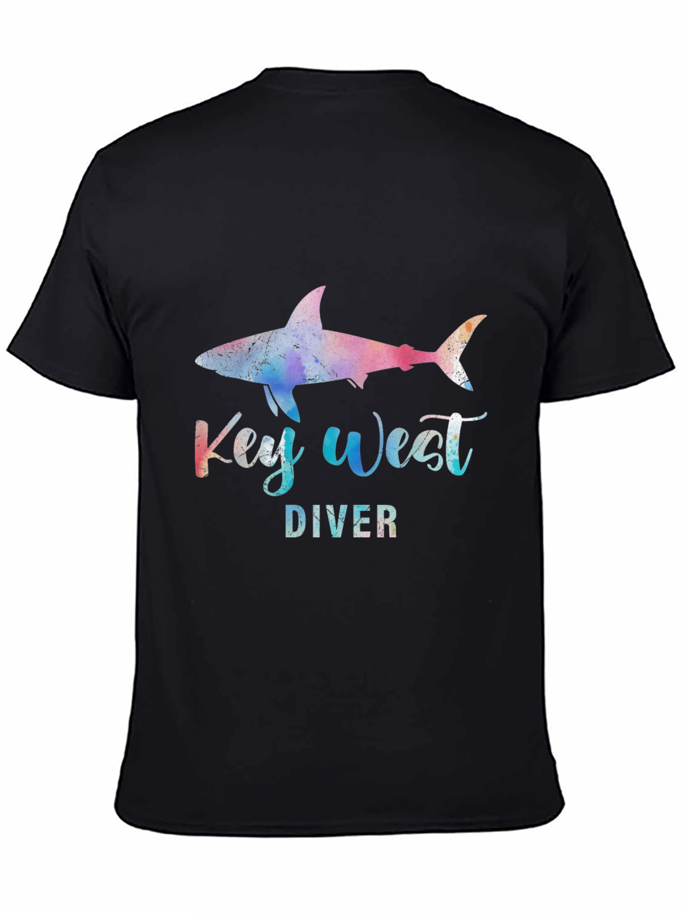 Key West Diver Shark Graphic T-Shirt