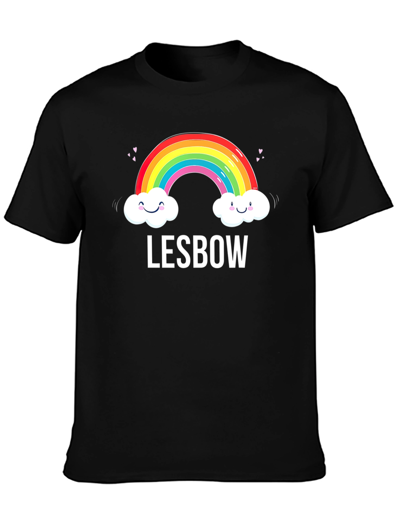 Lesbow Rainbow Pride Graphic Tee