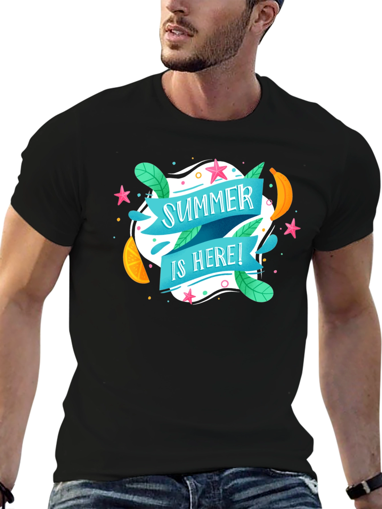 Summer is Here Graphic T-Shirt