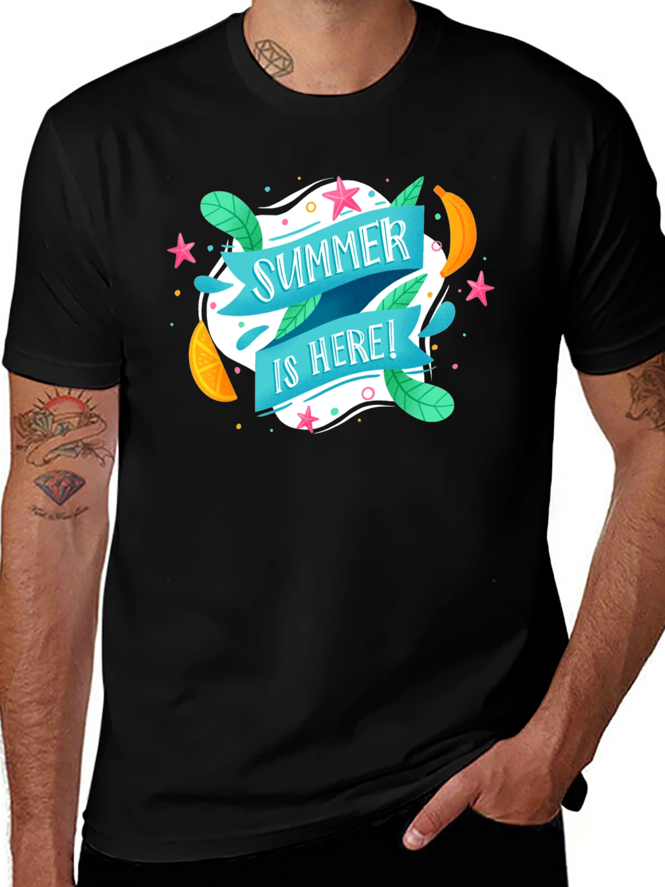 Summer is Here Graphic T-Shirt
