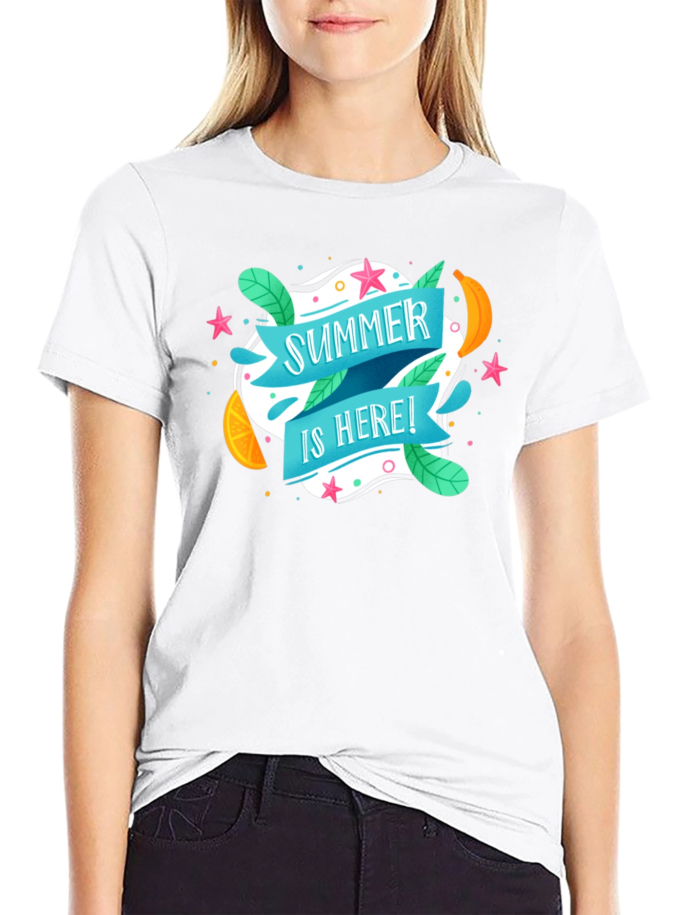 Summer is Here Graphic T-Shirt