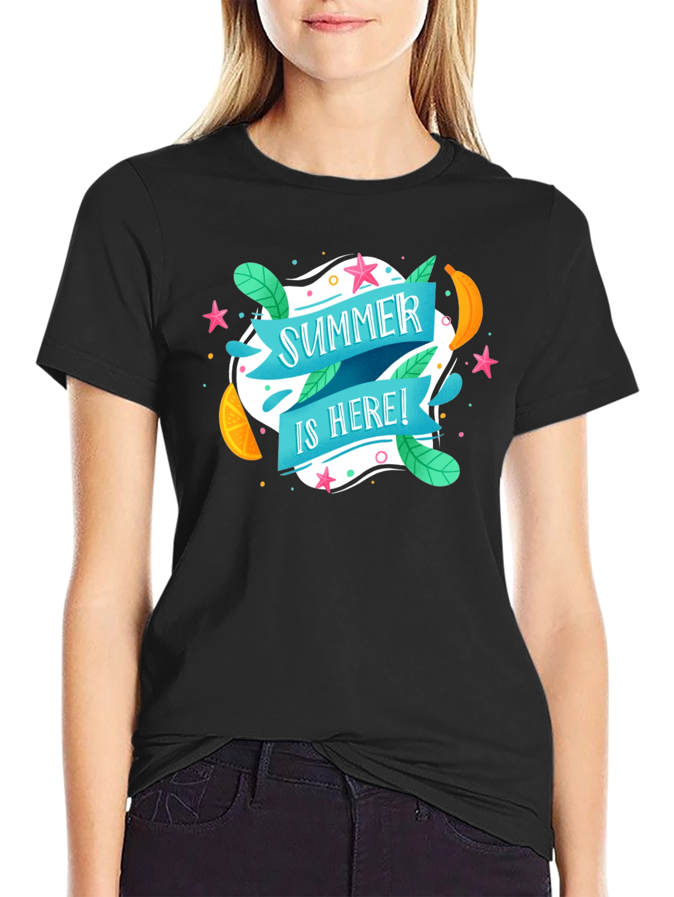 Summer is Here Graphic T-Shirt