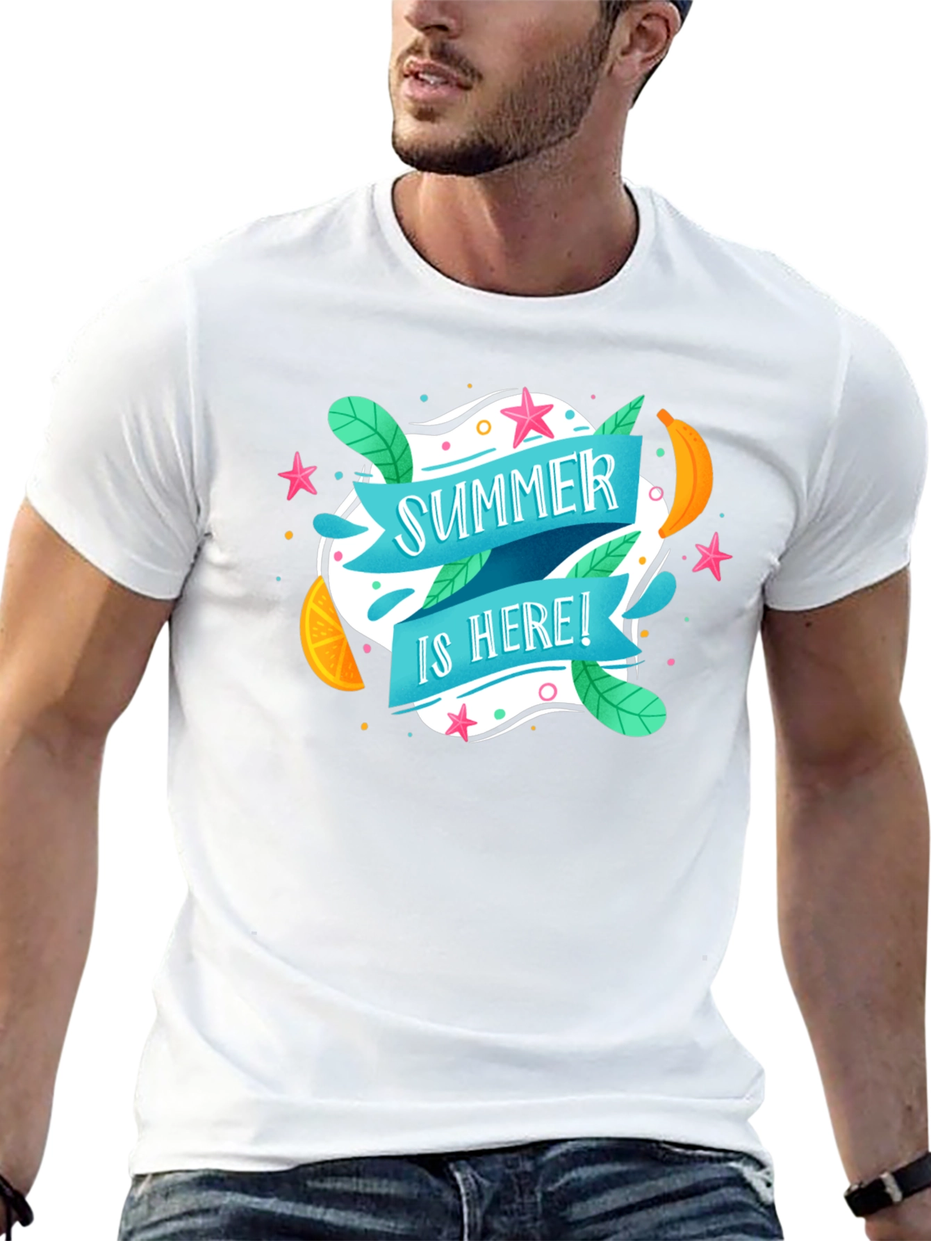 Summer is Here Graphic T-Shirt