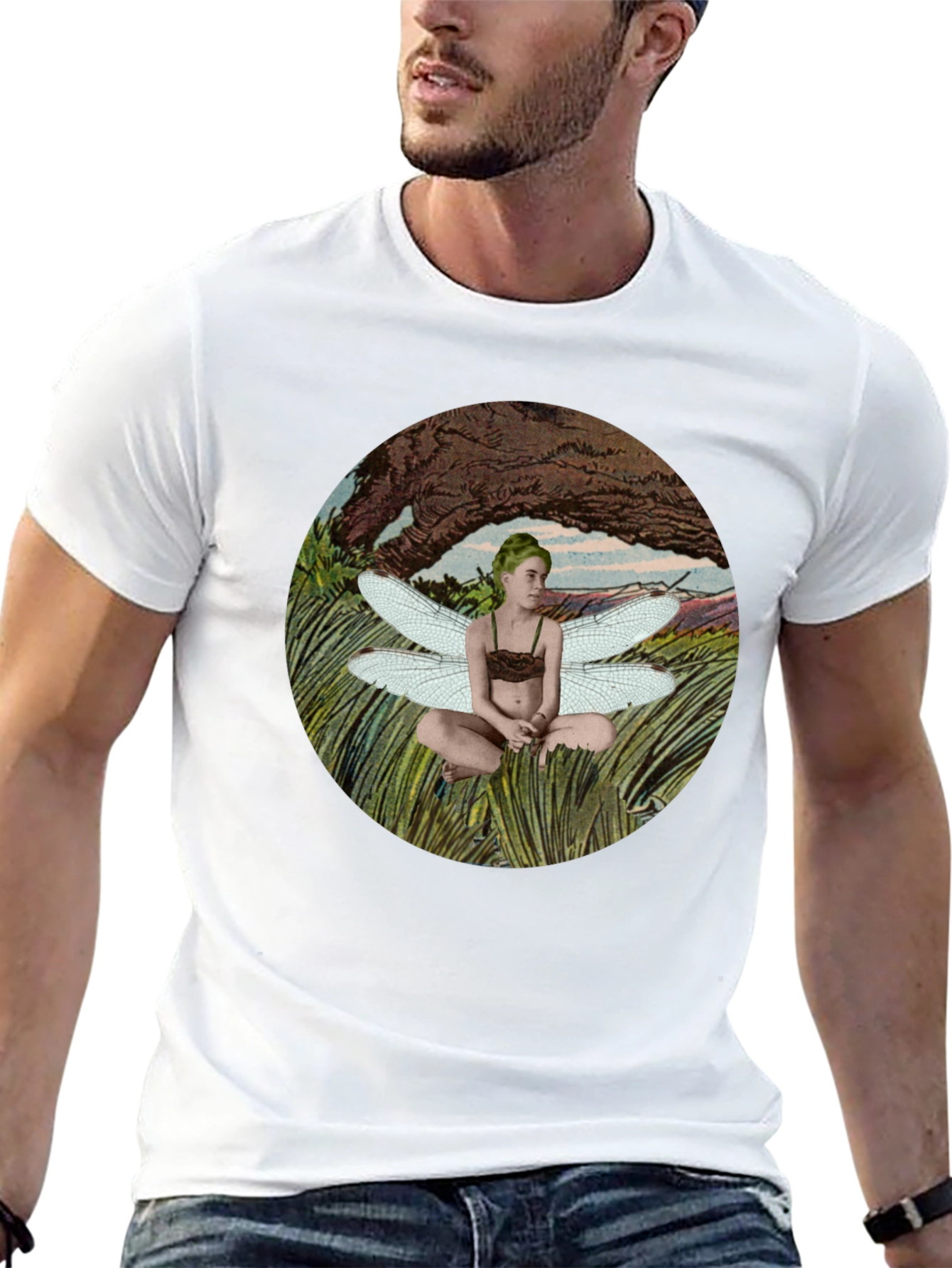 Fairy Wings Graphic T-Shirt - Black