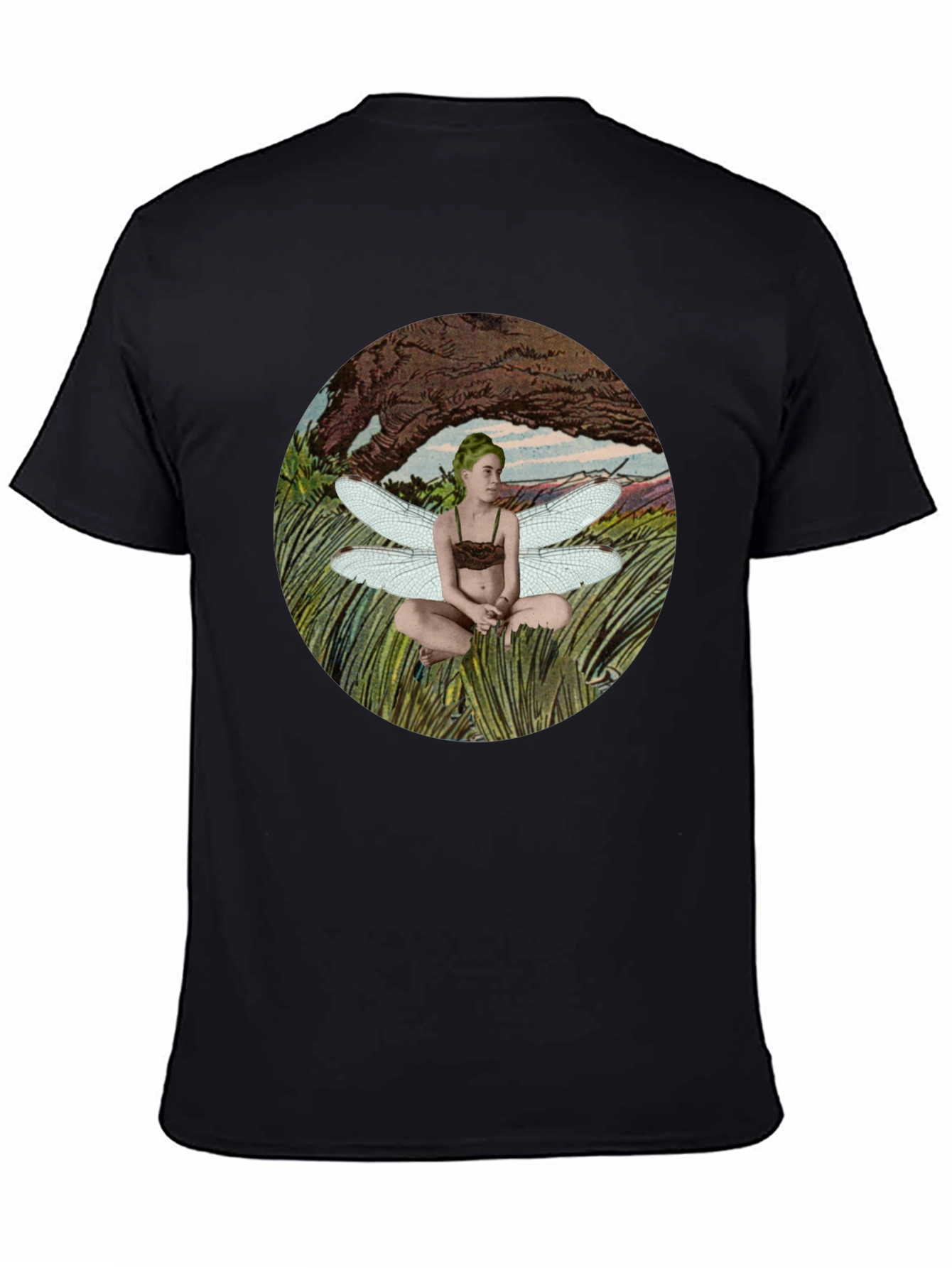 Fairy Wings Graphic T-Shirt - Black