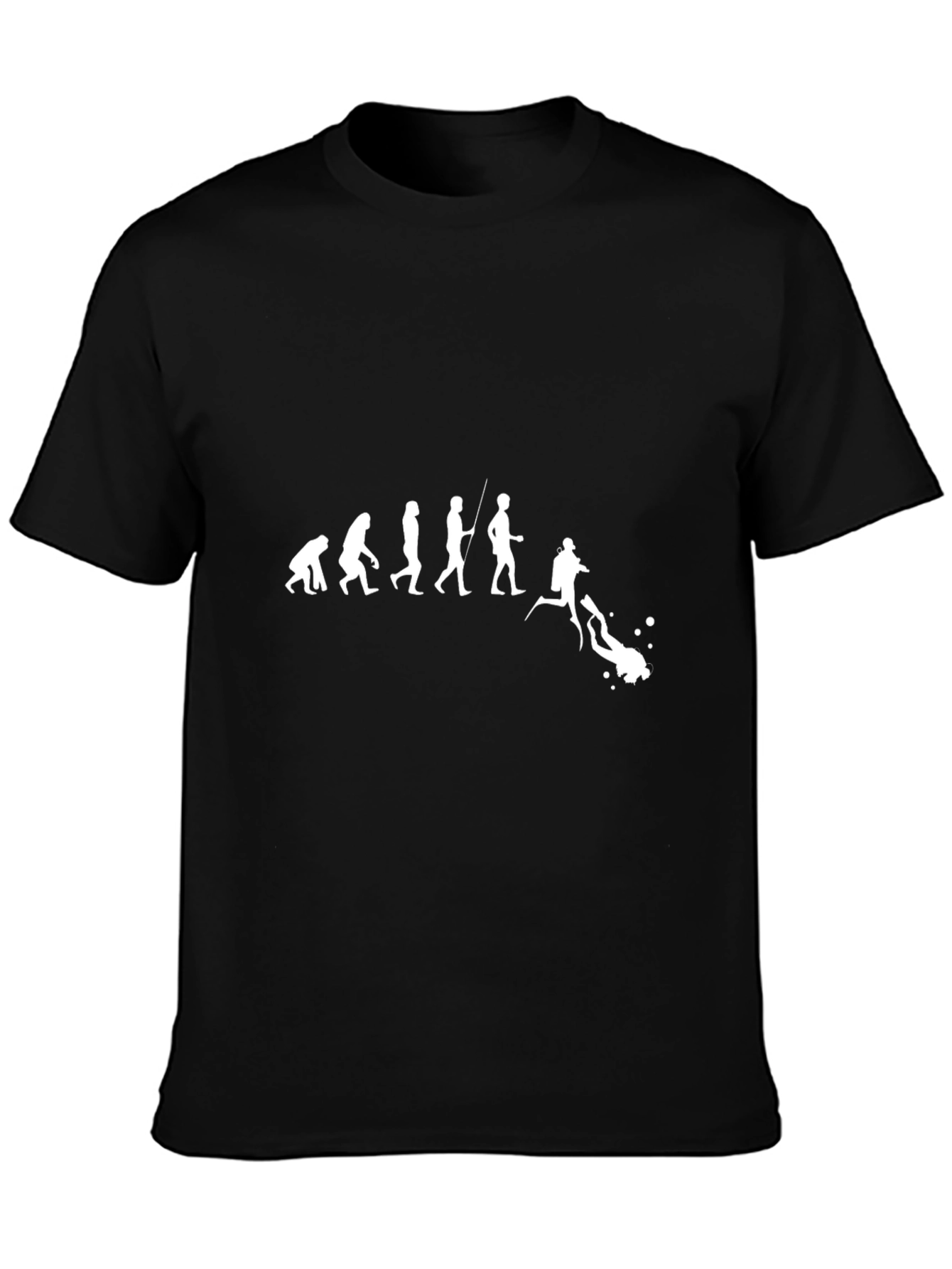 Diver Evolution T-Shirt - Humorous Scuba Tee