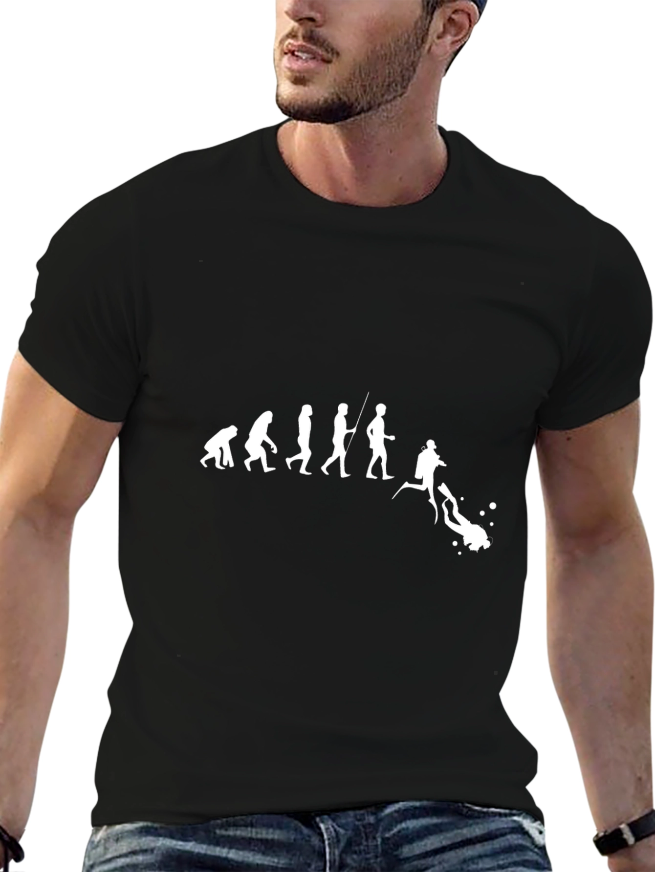 Diver Evolution T-Shirt - Humorous Scuba Tee
