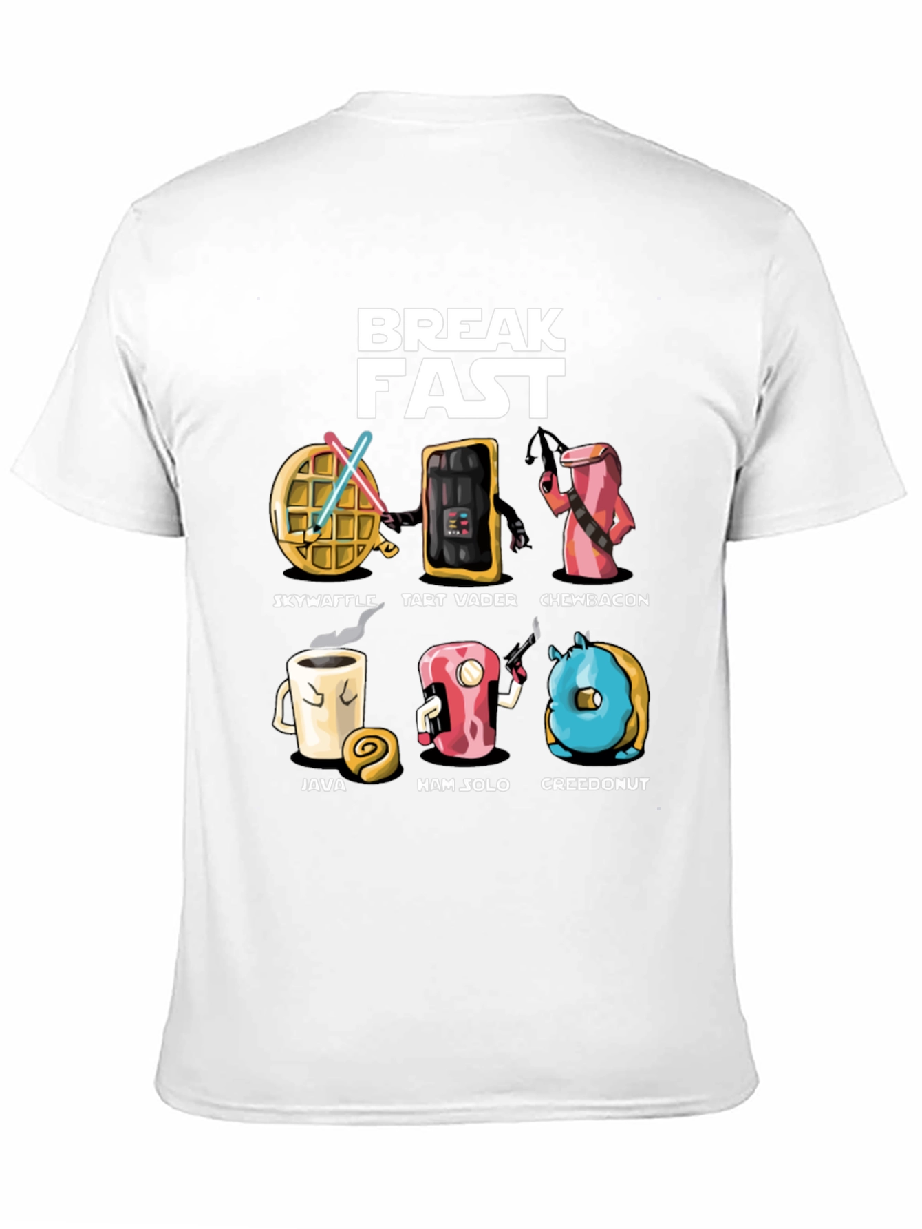 Breakfast Star Wars Black T-Shirt