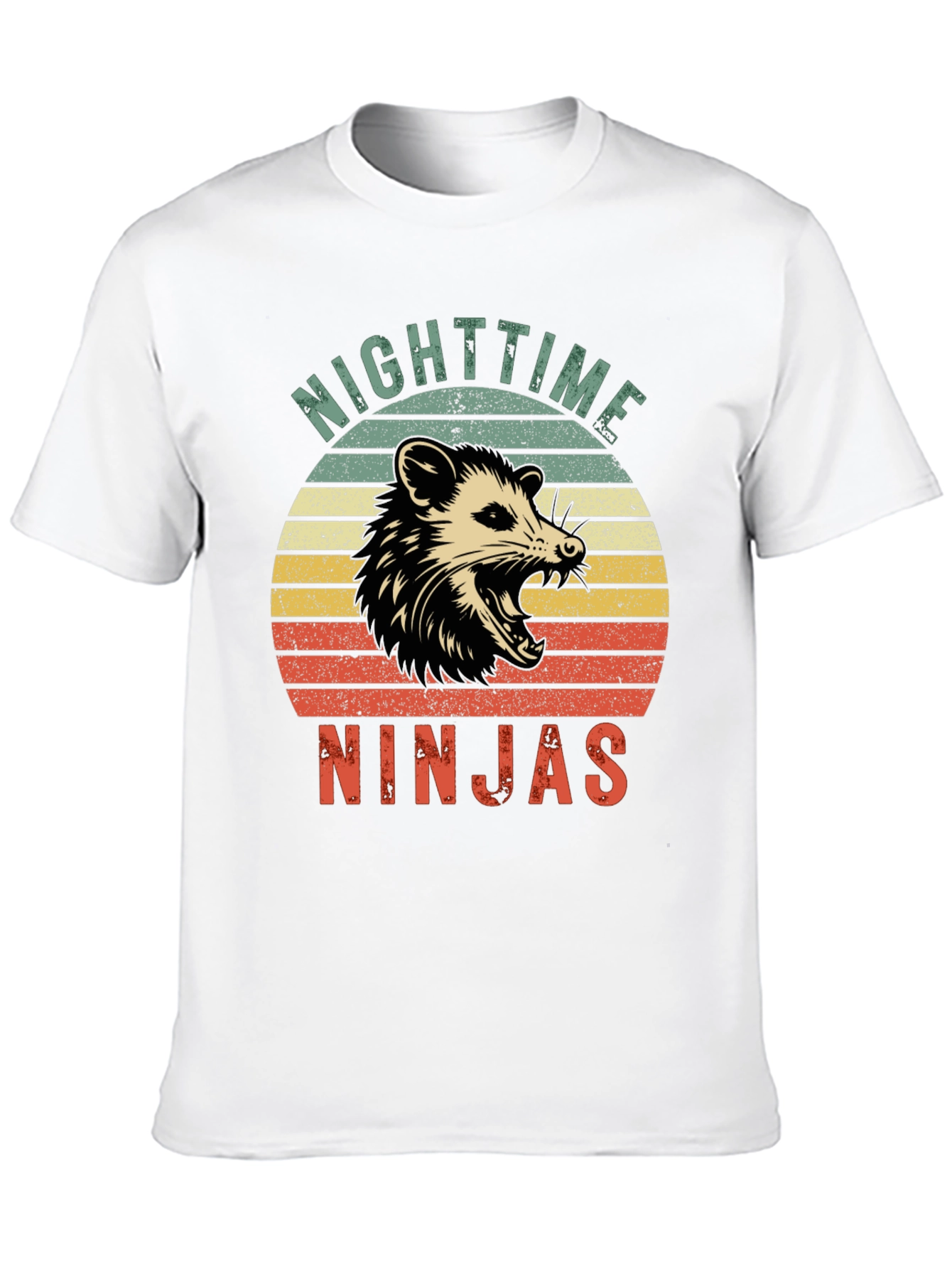 Nighttime Ninjas Opossum Graphic T-Shirt