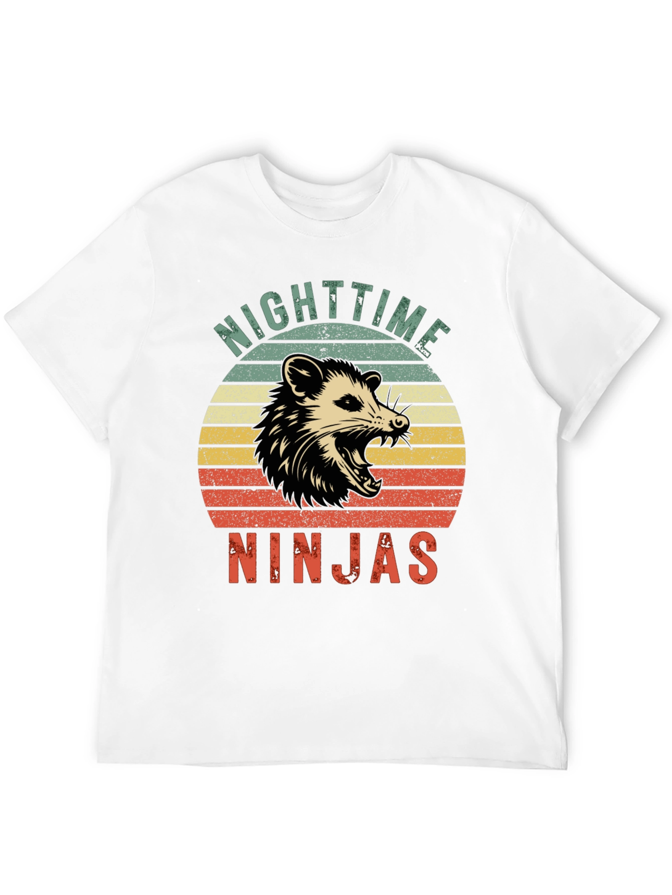 Nighttime Ninjas Opossum Graphic T-Shirt