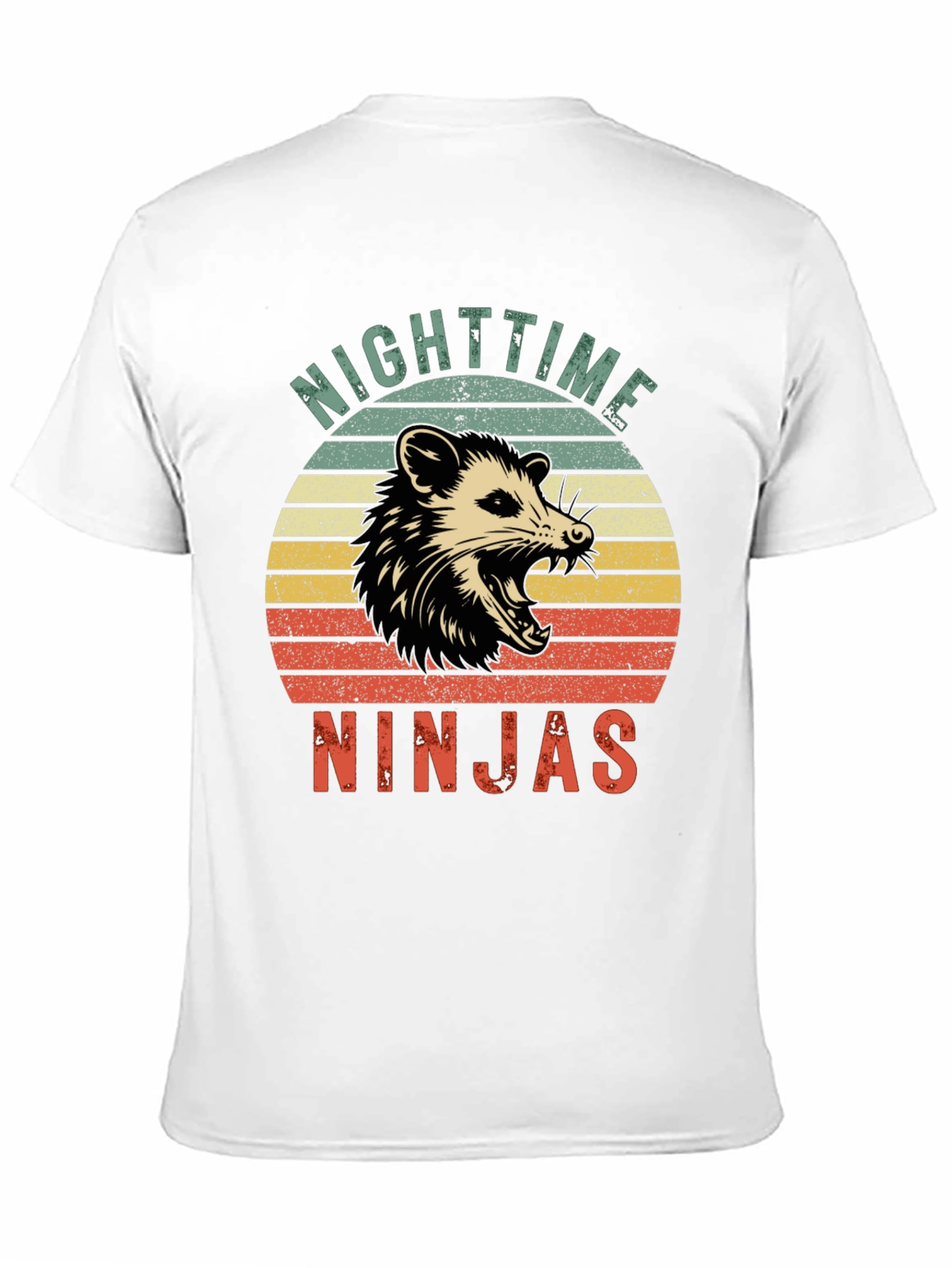 Nighttime Ninjas Opossum Graphic T-Shirt