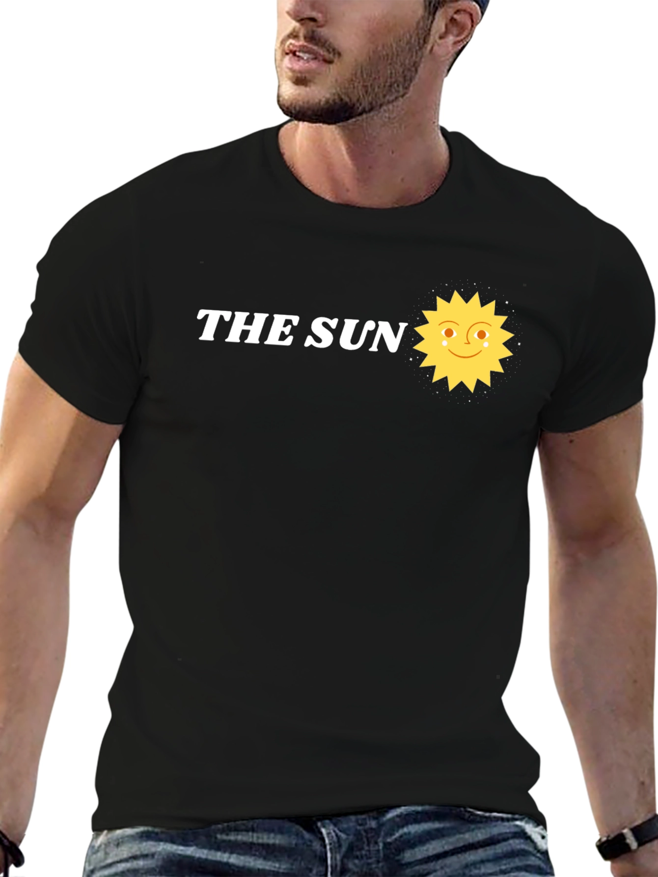 The Sun Graphic Tee - Soft Cotton Blend T-Shirt
