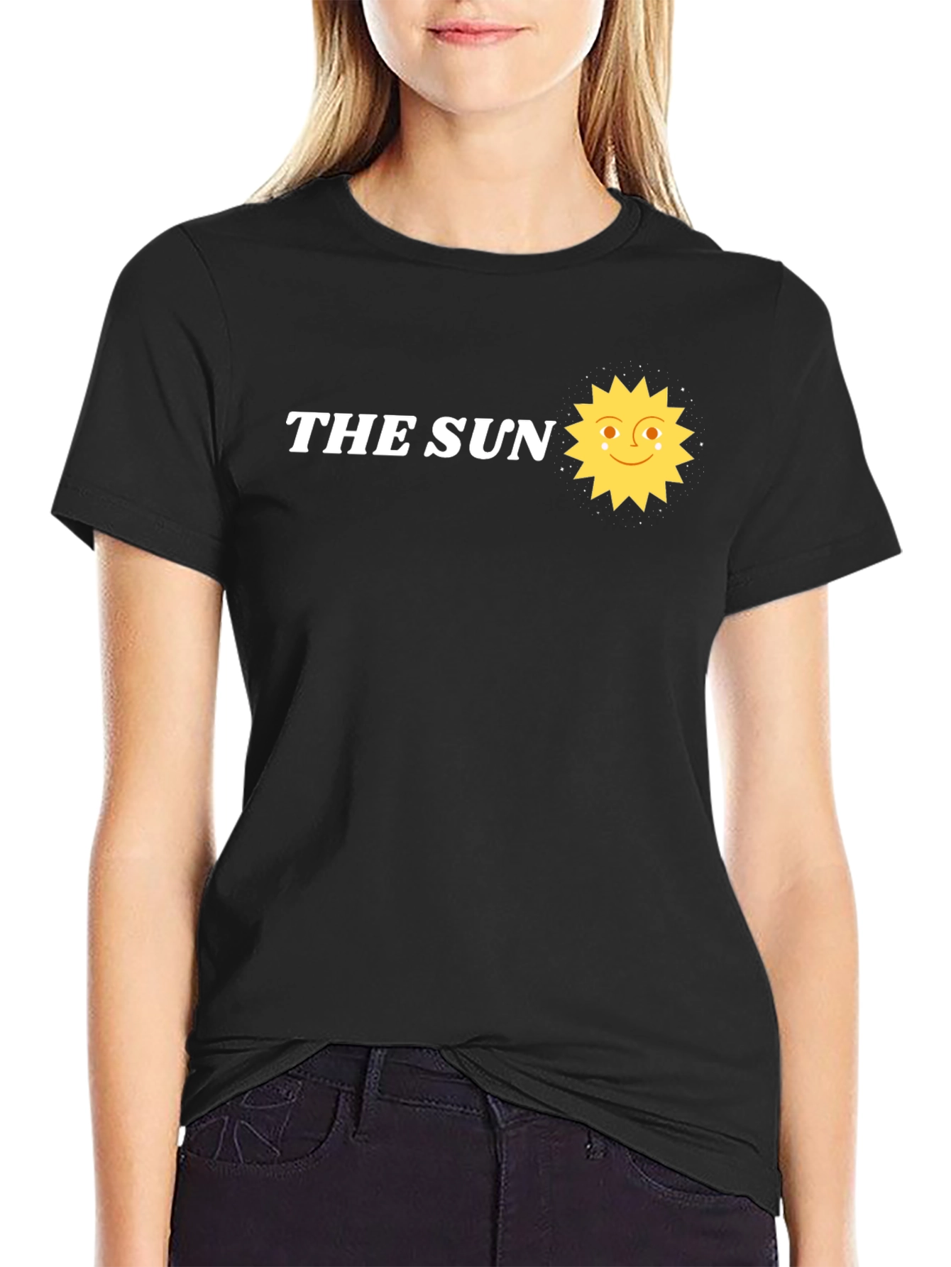 The Sun Graphic Tee - Soft Cotton Blend T-Shirt