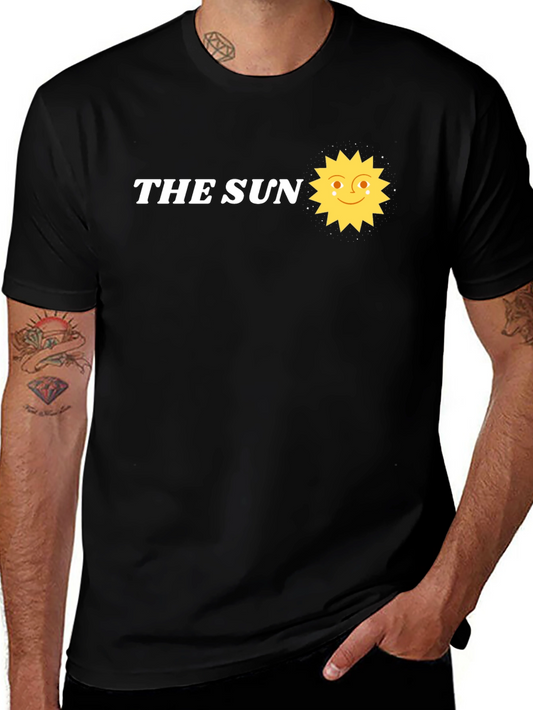 The Sun Graphic Tee - Soft Cotton Blend T-Shirt