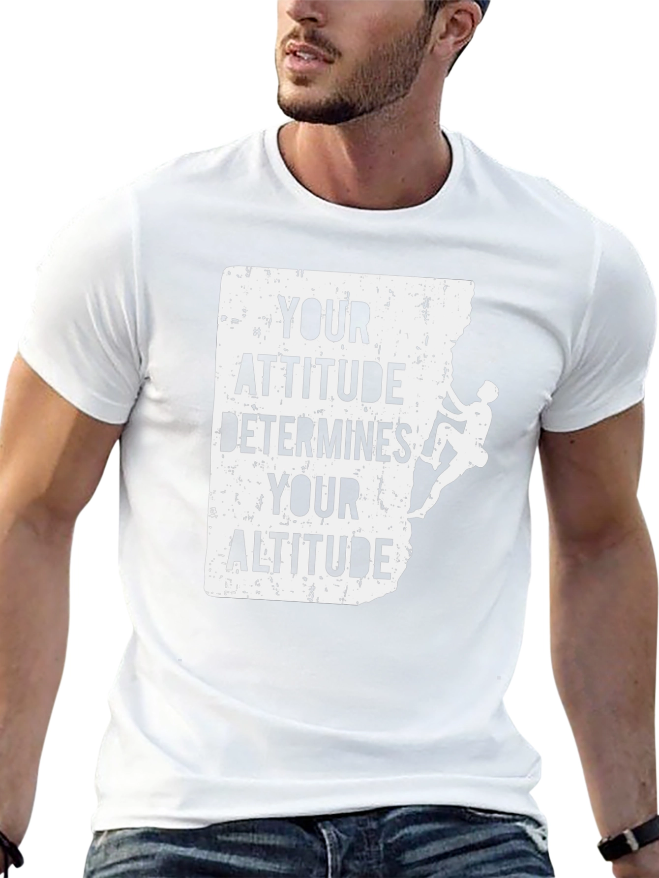 Attitude Determines Altitude Climber T-Shirt