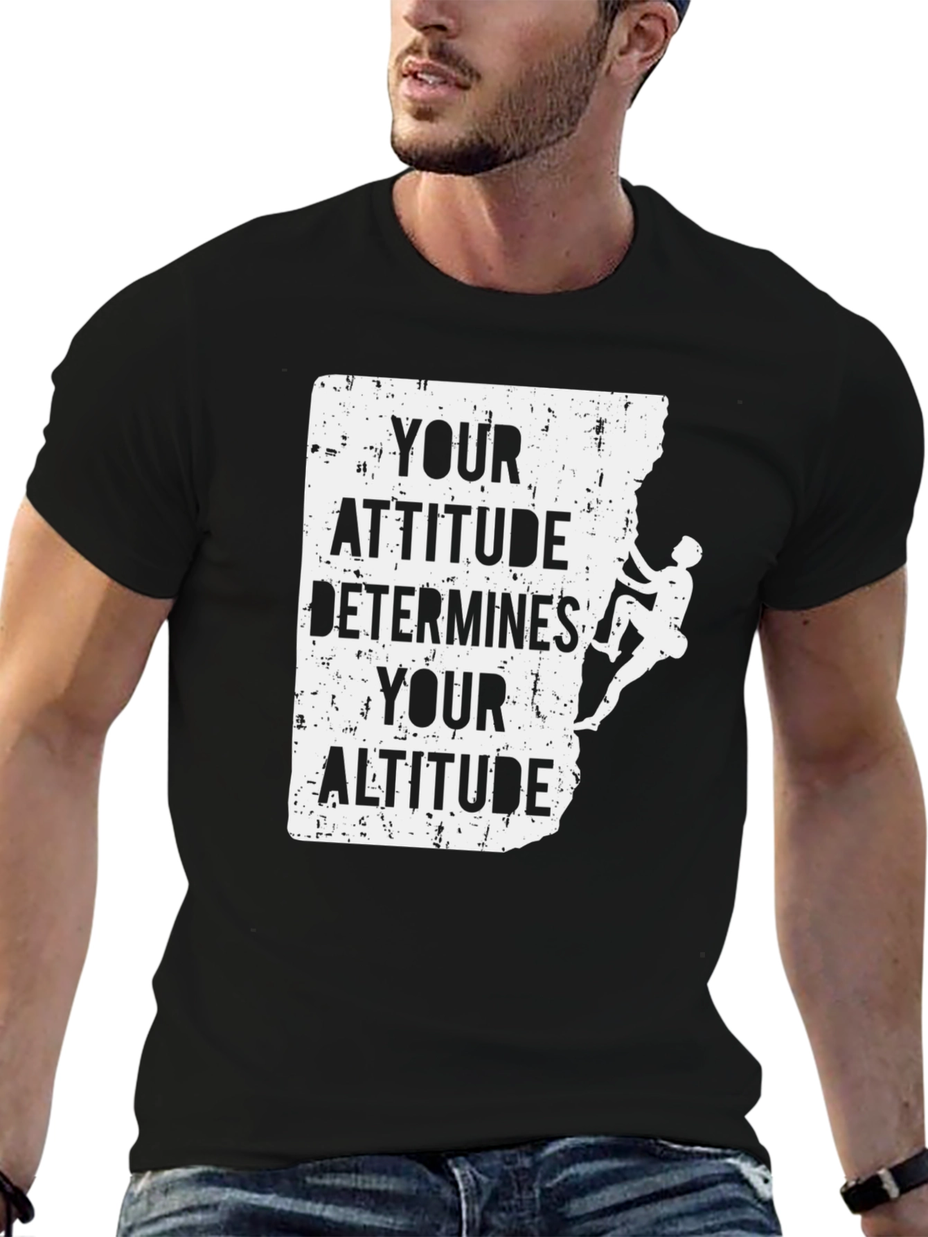 Attitude Determines Altitude Climber T-Shirt