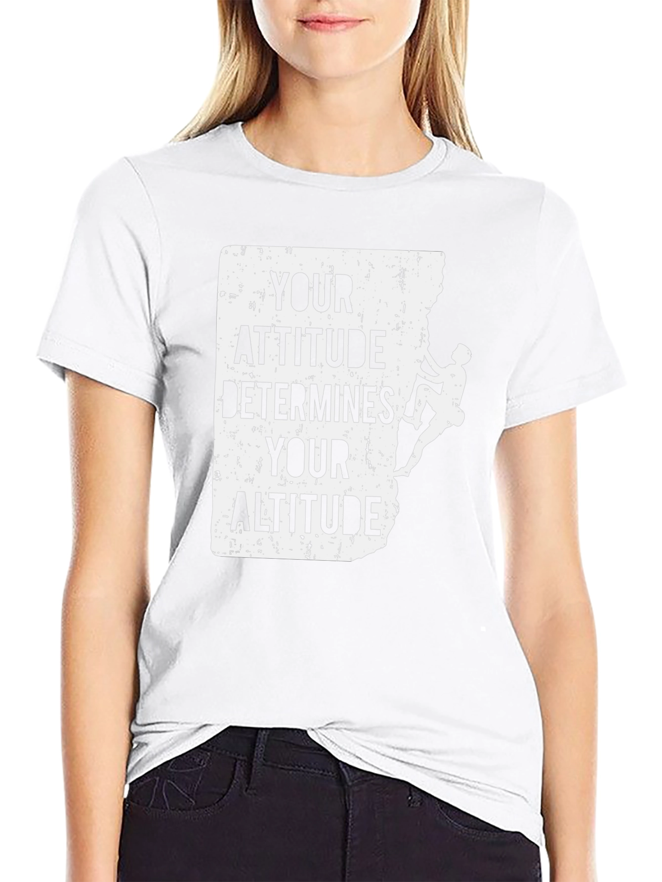 Attitude Determines Altitude Climber T-Shirt