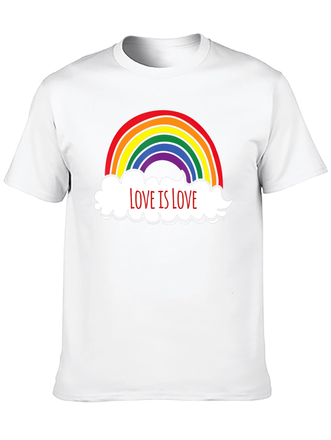 Love is Love Rainbow Graphic T-Shirt