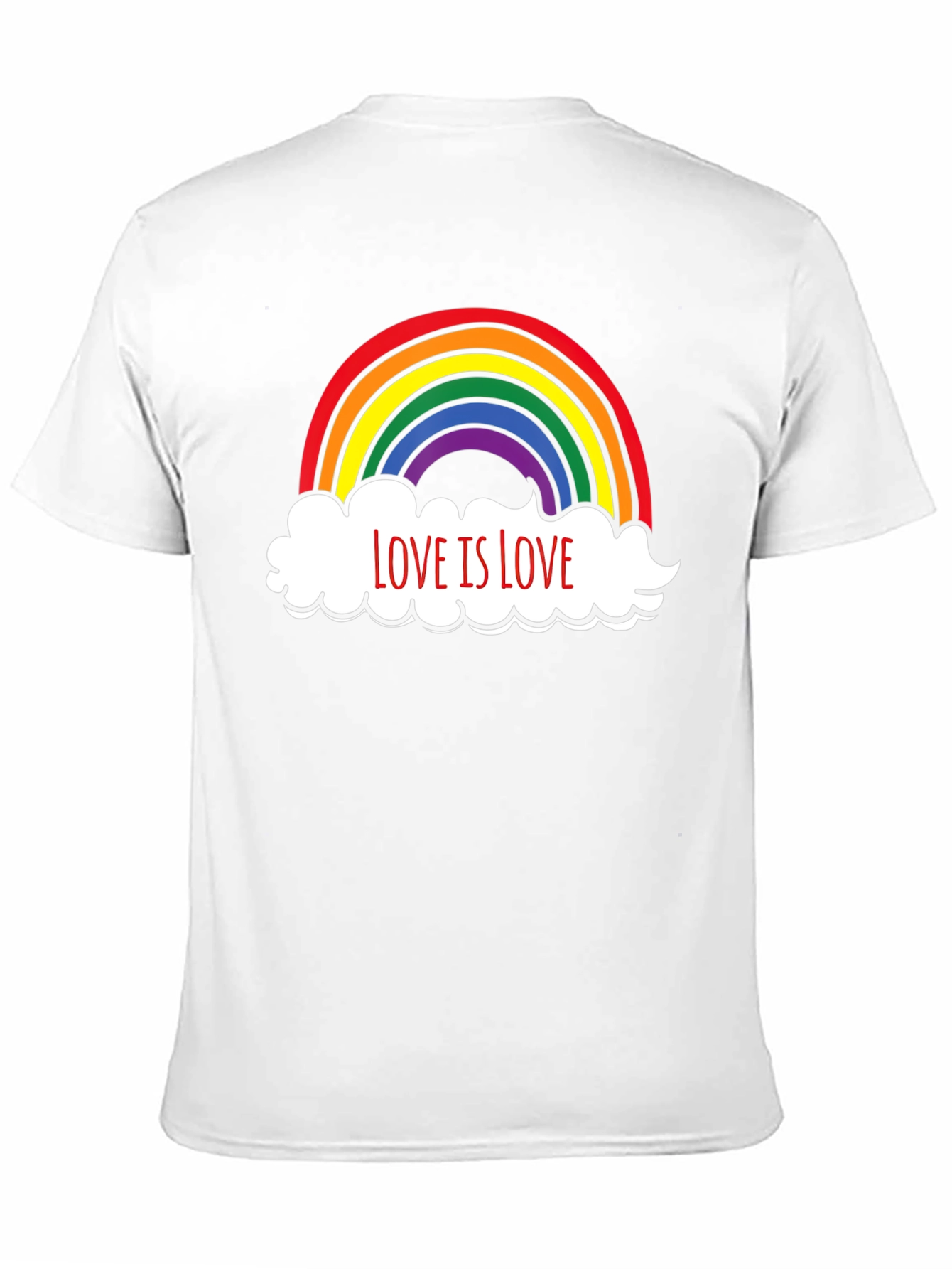 Love is Love Rainbow Graphic T-Shirt